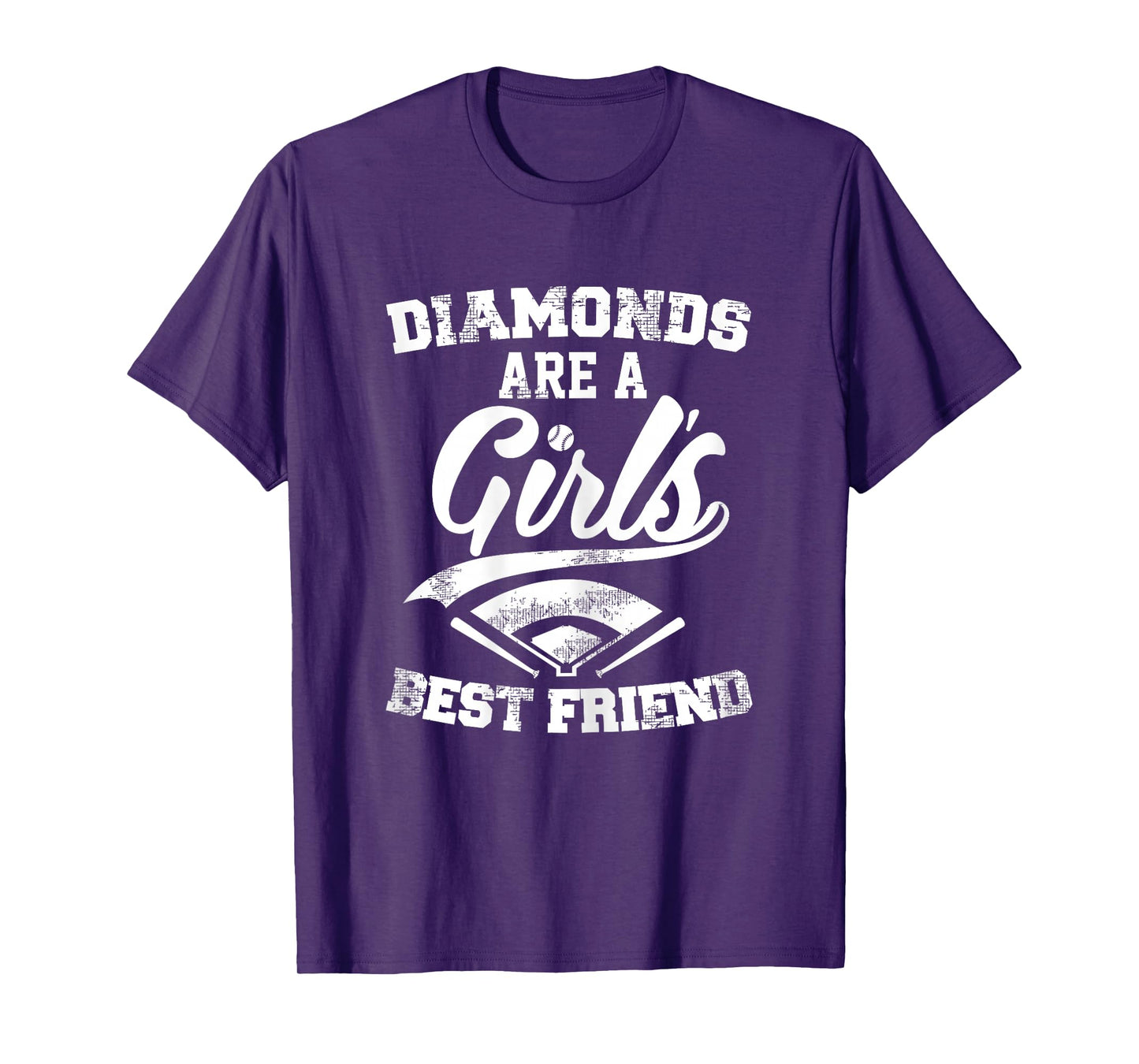 Diamonds are a Girl's Best Friend T-Shirt | Baseball Shirt T-Shirt
