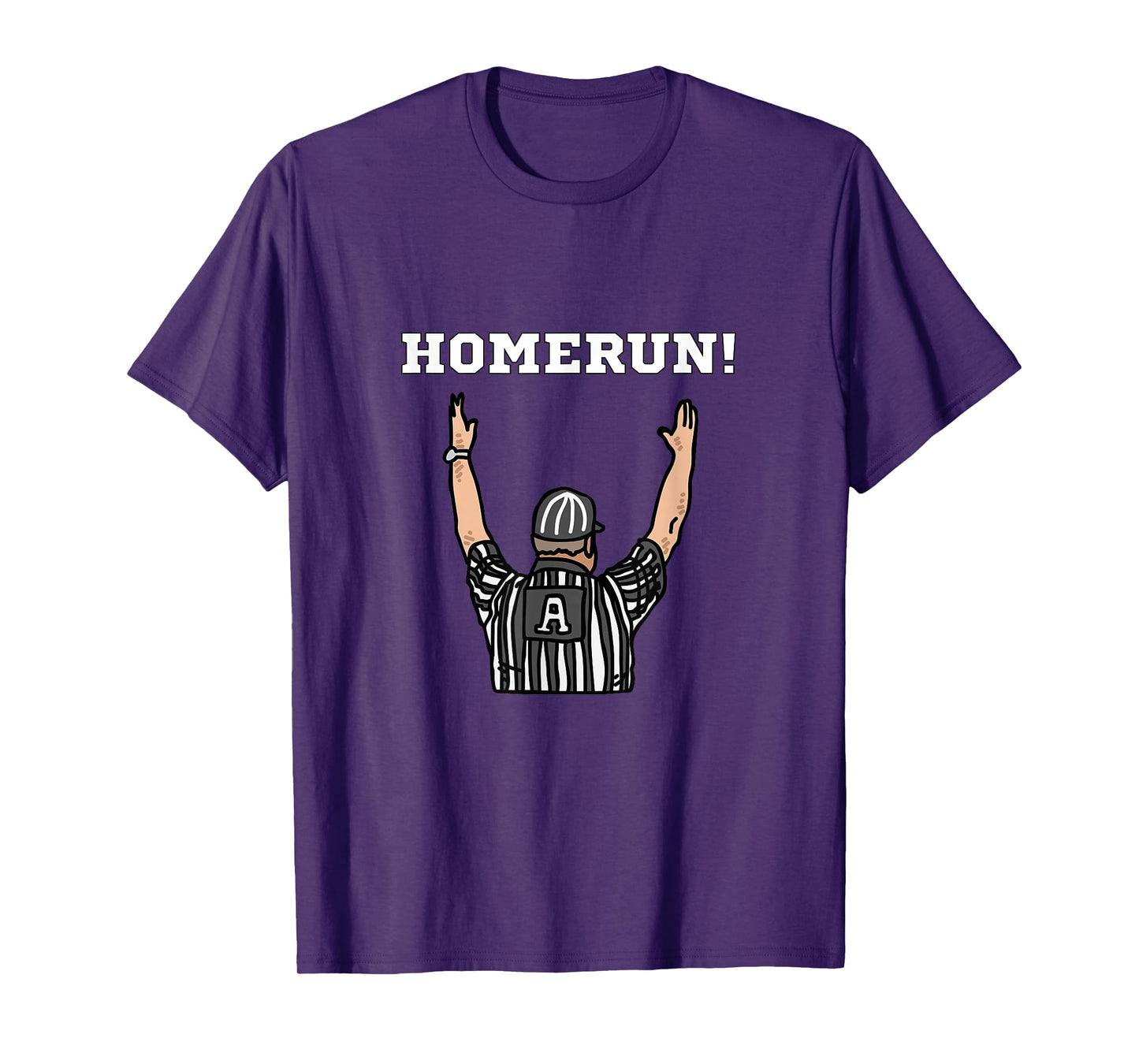 Funny HomeRun Baseball Football Touchdown Referee Mix Up T-Shirt