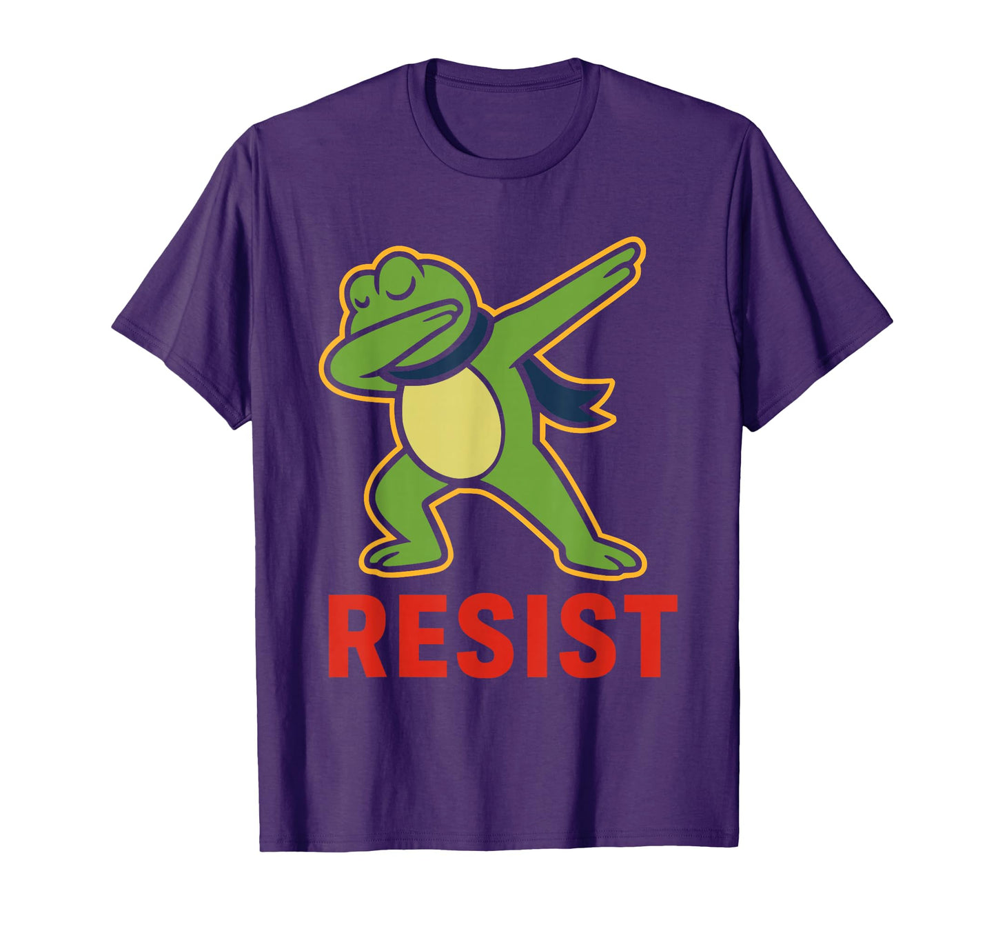 Vintage Dabbing Frog Resist Portland Frog Protest Men Women T-Shirt