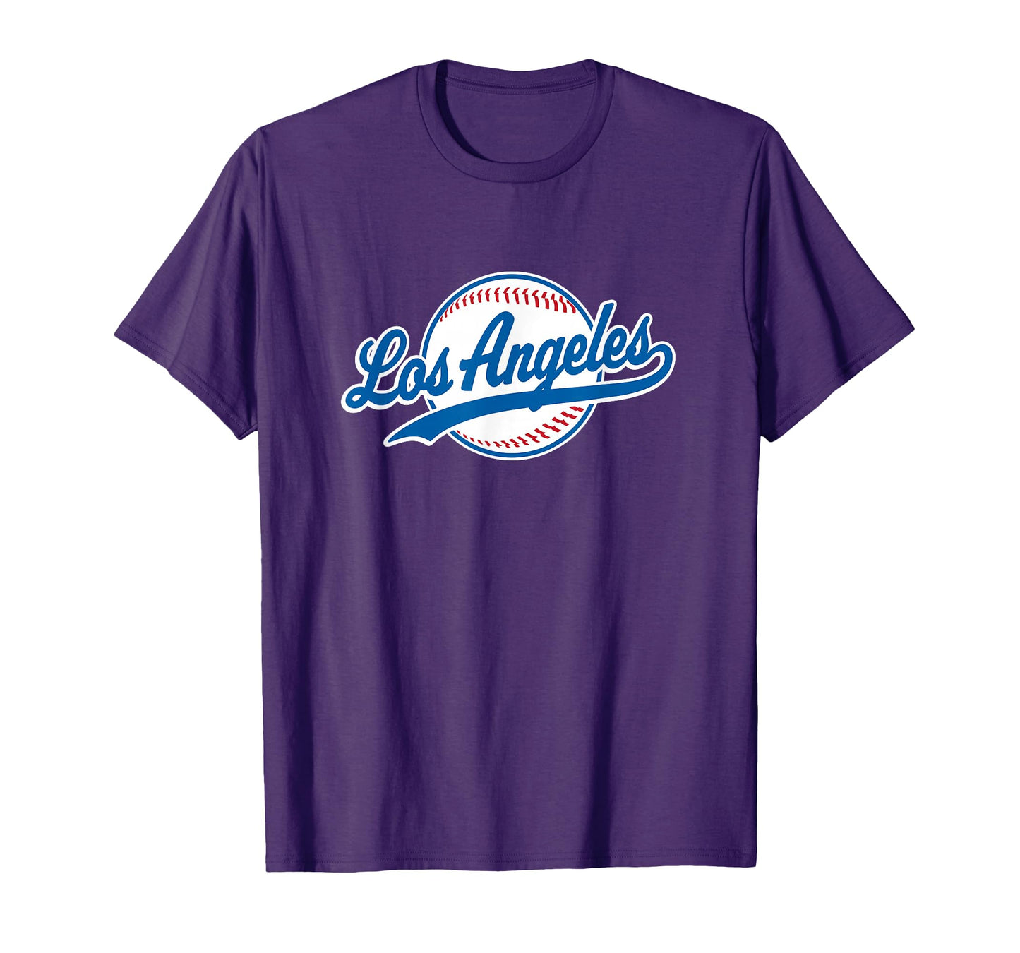 Los Angeles LA Tee Vintage Baseball Throwback Retro Design T-Shirt