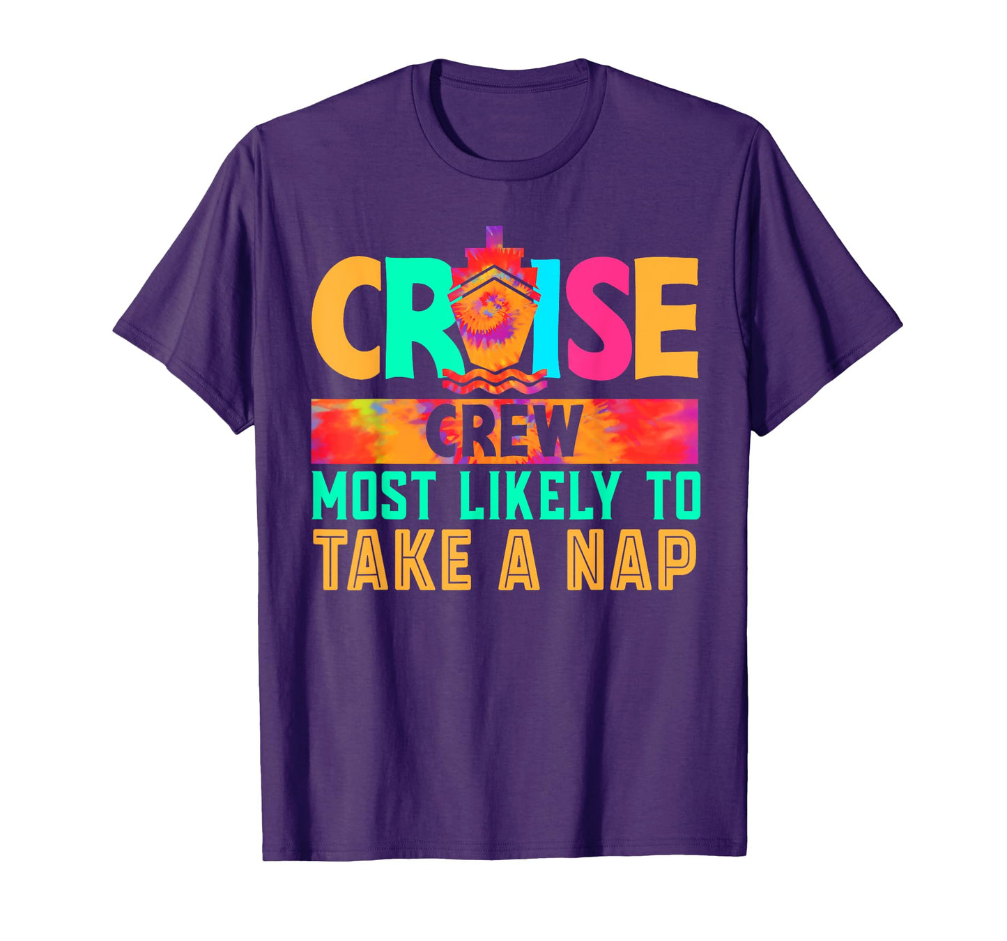 Cruise Crew Most Likely to Take A Nap Hippie T-Shirt