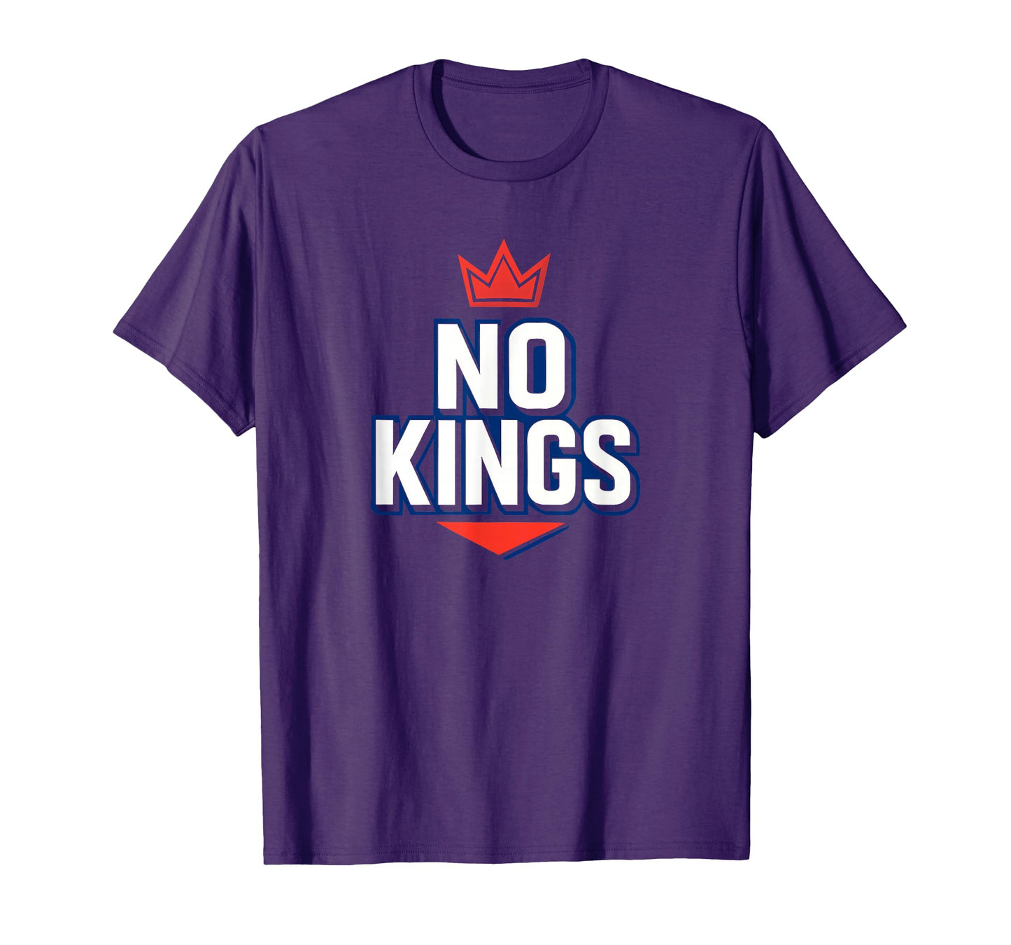 Minimalist Design Freedom Statement. No Kings in USA T-Shirt