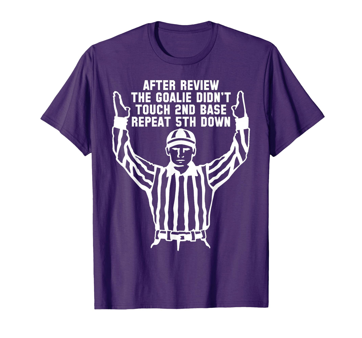 Football Referee Funny Sports Fan T Shirts Men Women Kids T-Shirt