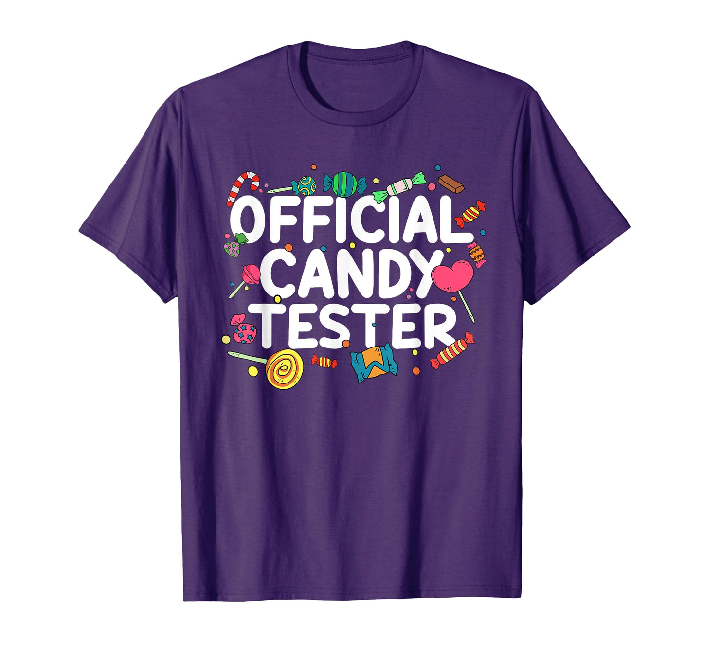 Cool Candy Art Men Women Kids Lollipop Candy Bar Halloween T-Shirt