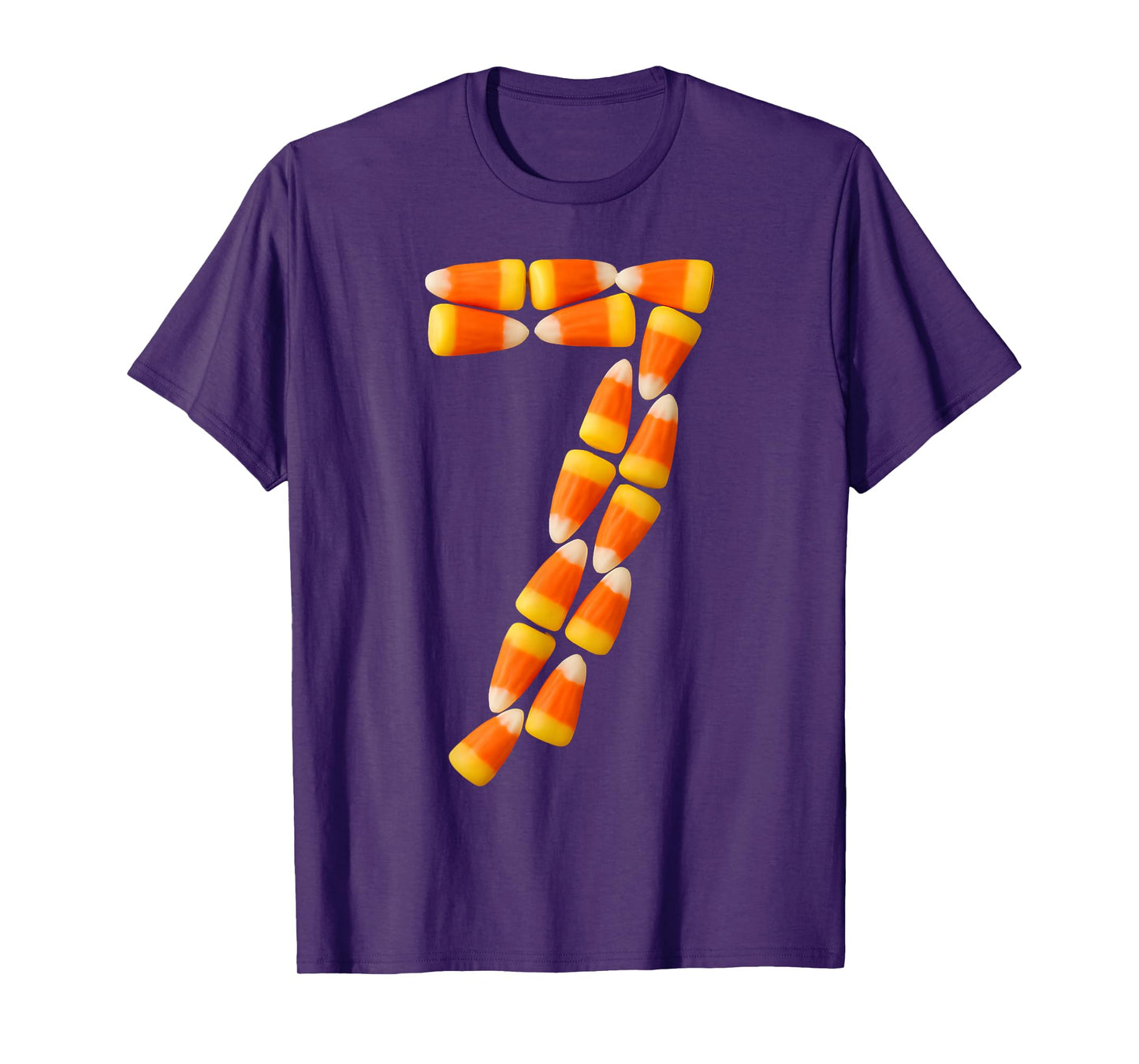 Candy Corn 7 Halloween 67 Funny Humor T-Shirt