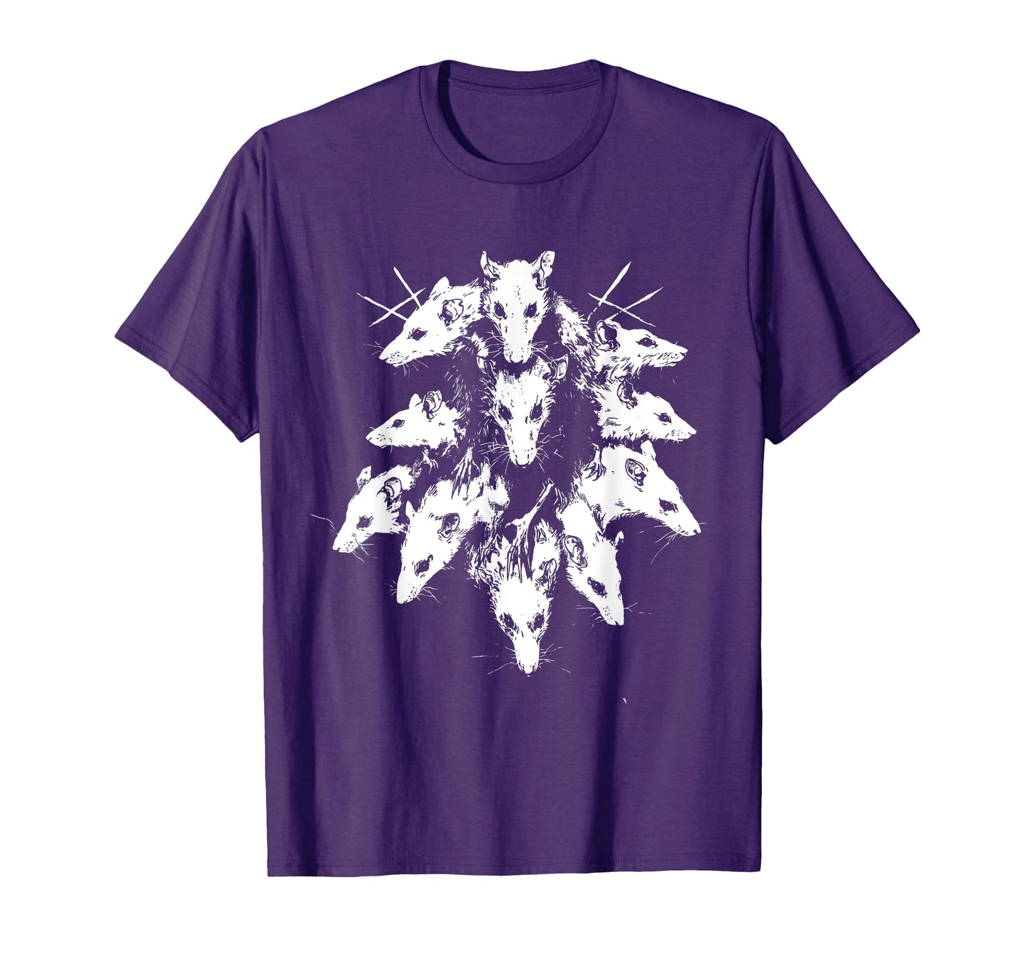 Medieval Rat King Gothic Plague Horror Occult Macabre Art T-Shirt