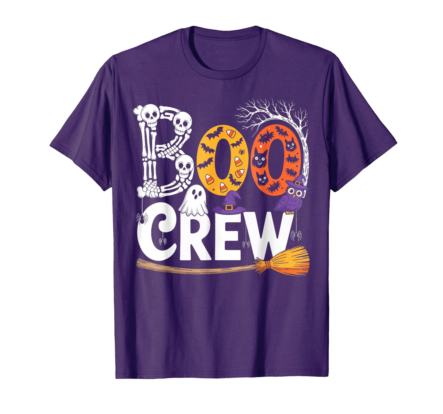 Halloween Boo Crew Funny Halloween Costume for Men Women Kid T-Shirt