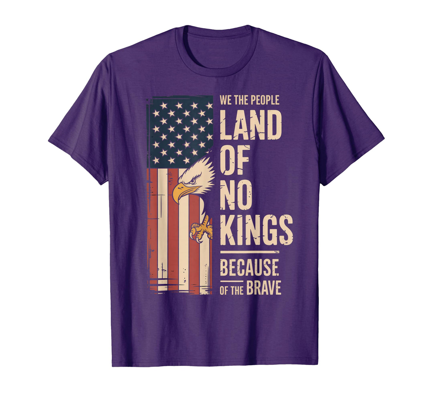Land of No Kings Because of The Brave No Kings Day T-Shirt