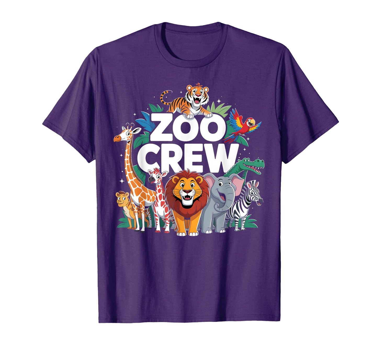 Zoo Crew Jungle Animal Lover Safari Wildlife Zoo Keeper T-Shirt