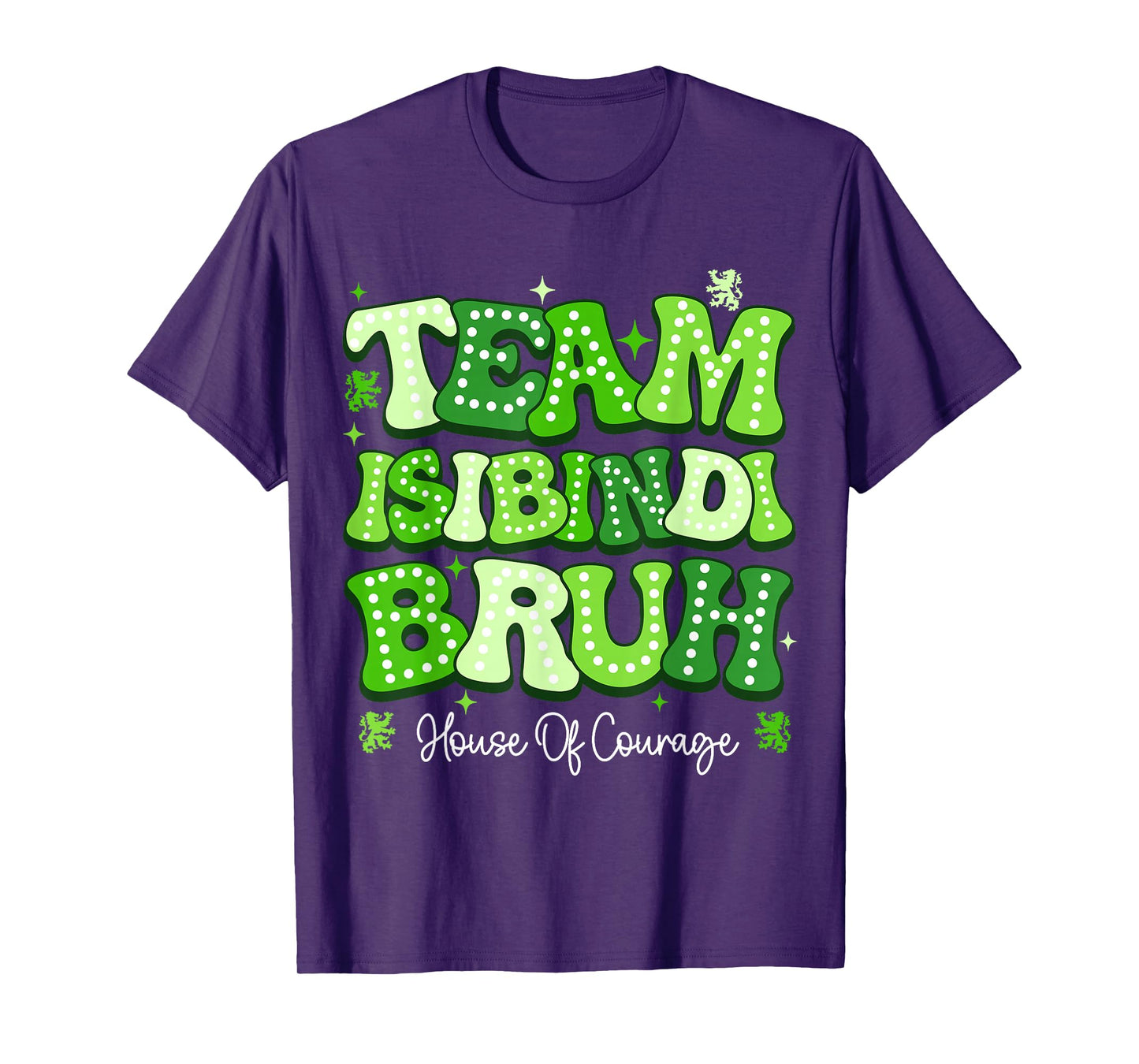 Team Isibindi Bruh House Of Courage RCA School System T-Shirt
