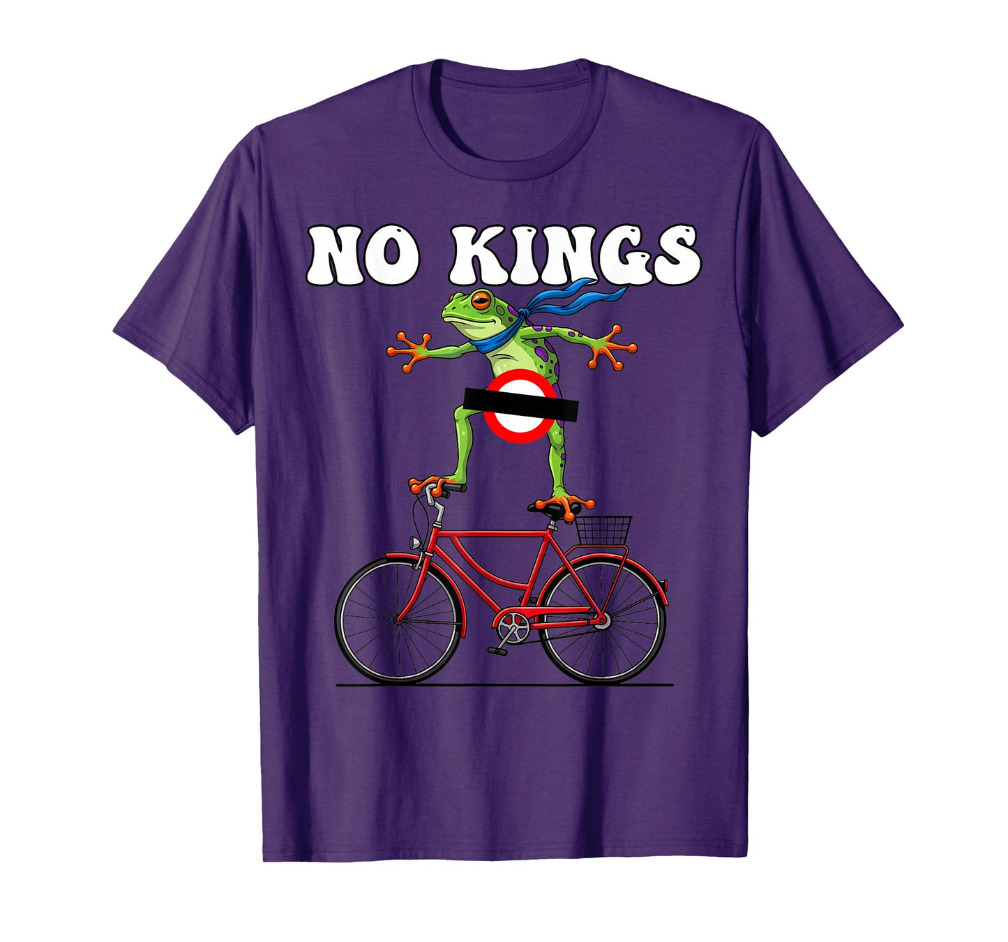No Kings in Portland Frog Naked Bike Ride Activists Group T-Shirt