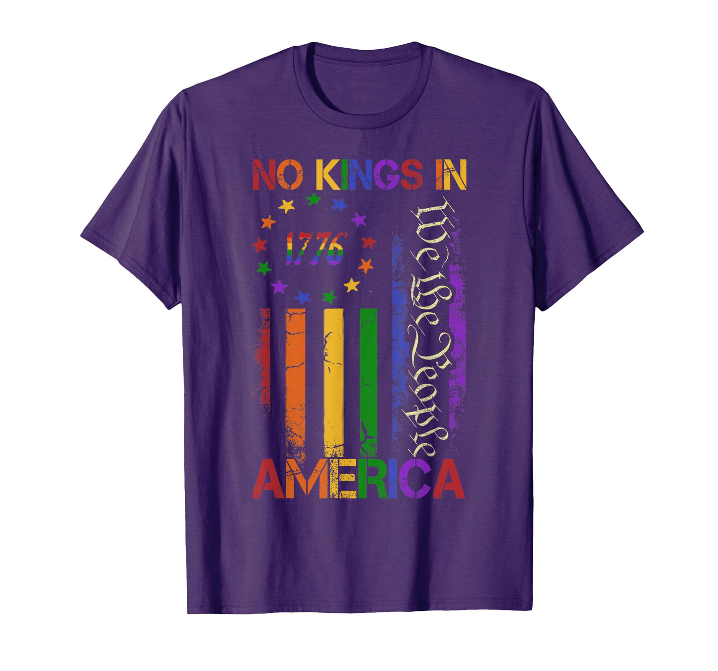 Patriotic Pro-Democracy Protest June 14 No Kings in America T-Shirt