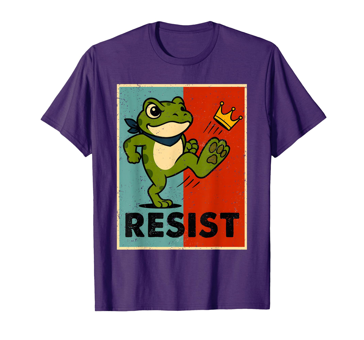 Portland Frog Protest for Men and Women No Kings T-Shirt