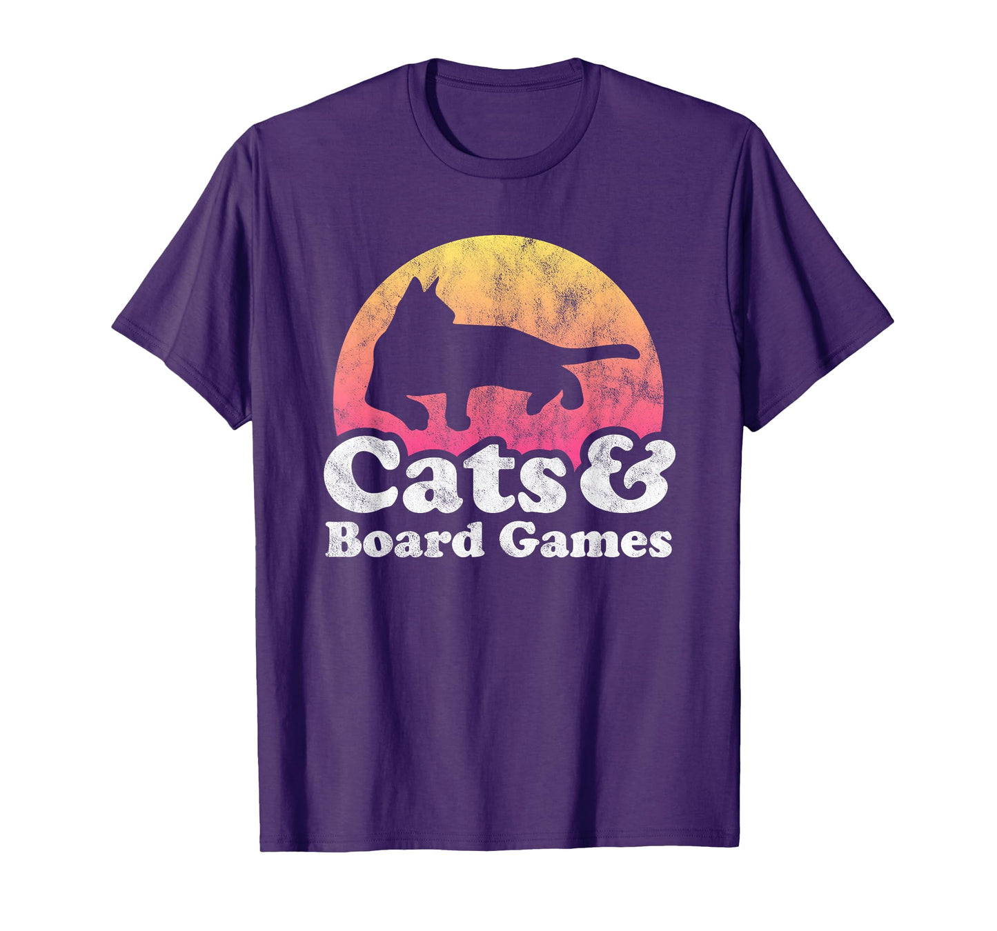 Cats and Board Games Men's or Women's Cat and Board Game T-Shirt