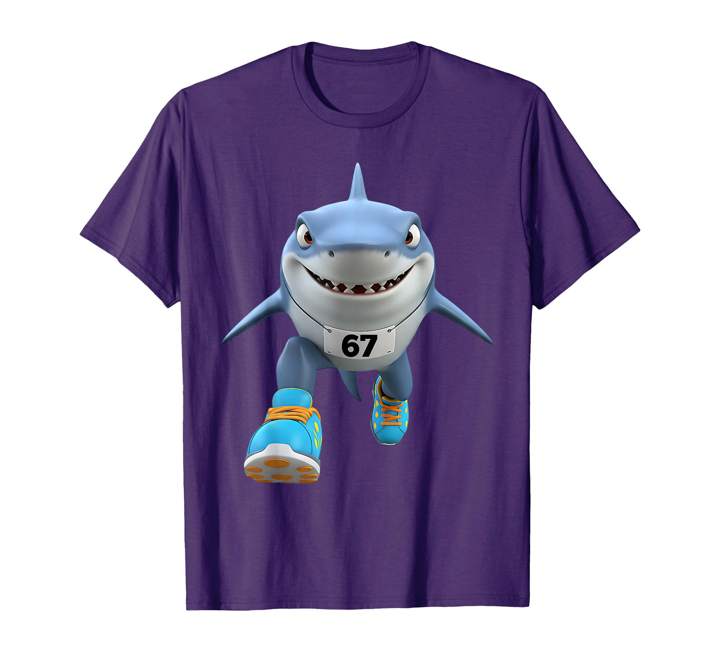 Funny Kids 67 Meme Tralalero Tralala Runner Italian Brainrot T-Shirt