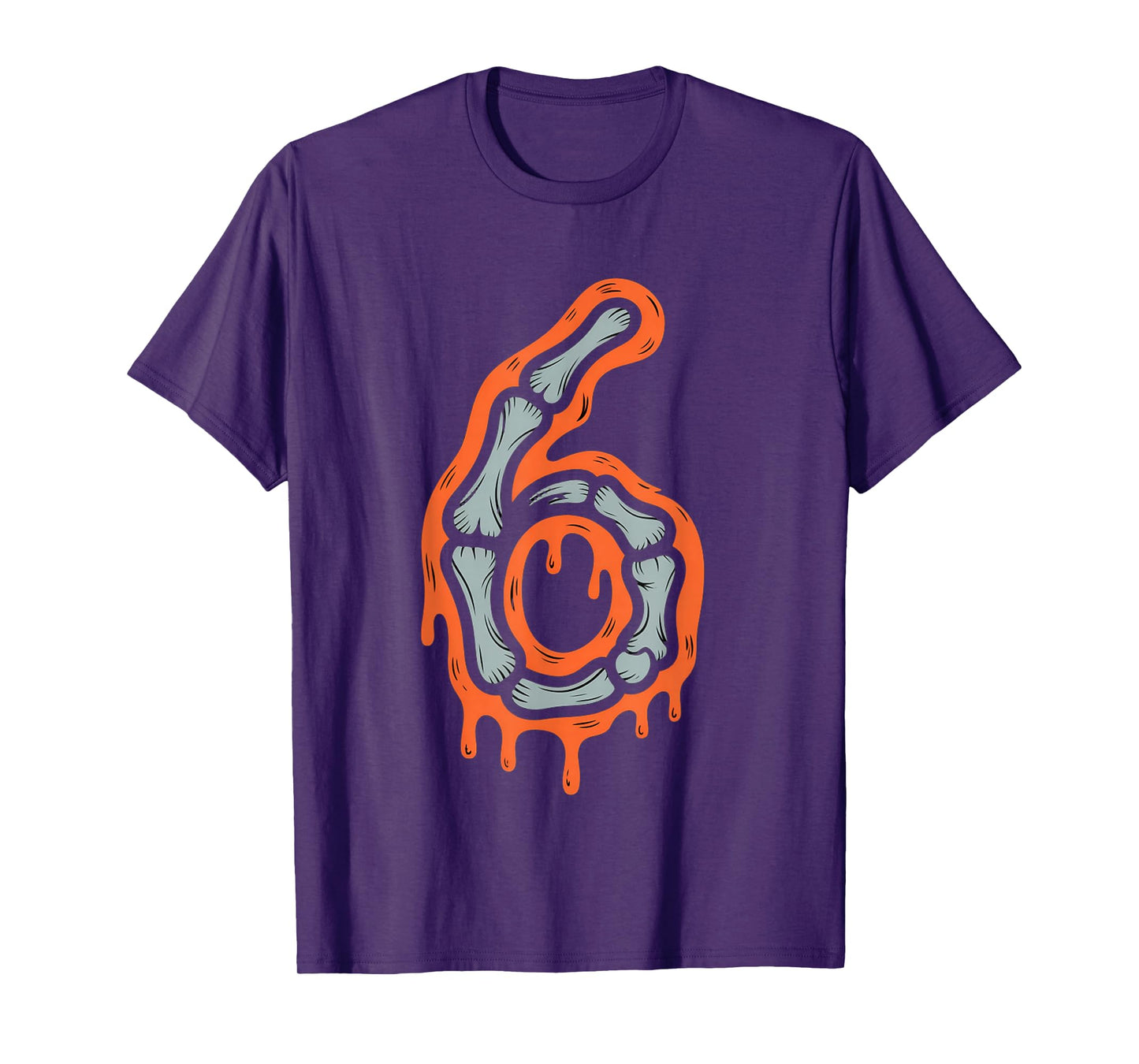 Six Seven Meme 6 7 Skeleton Halloween Costume Couple T-Shirt