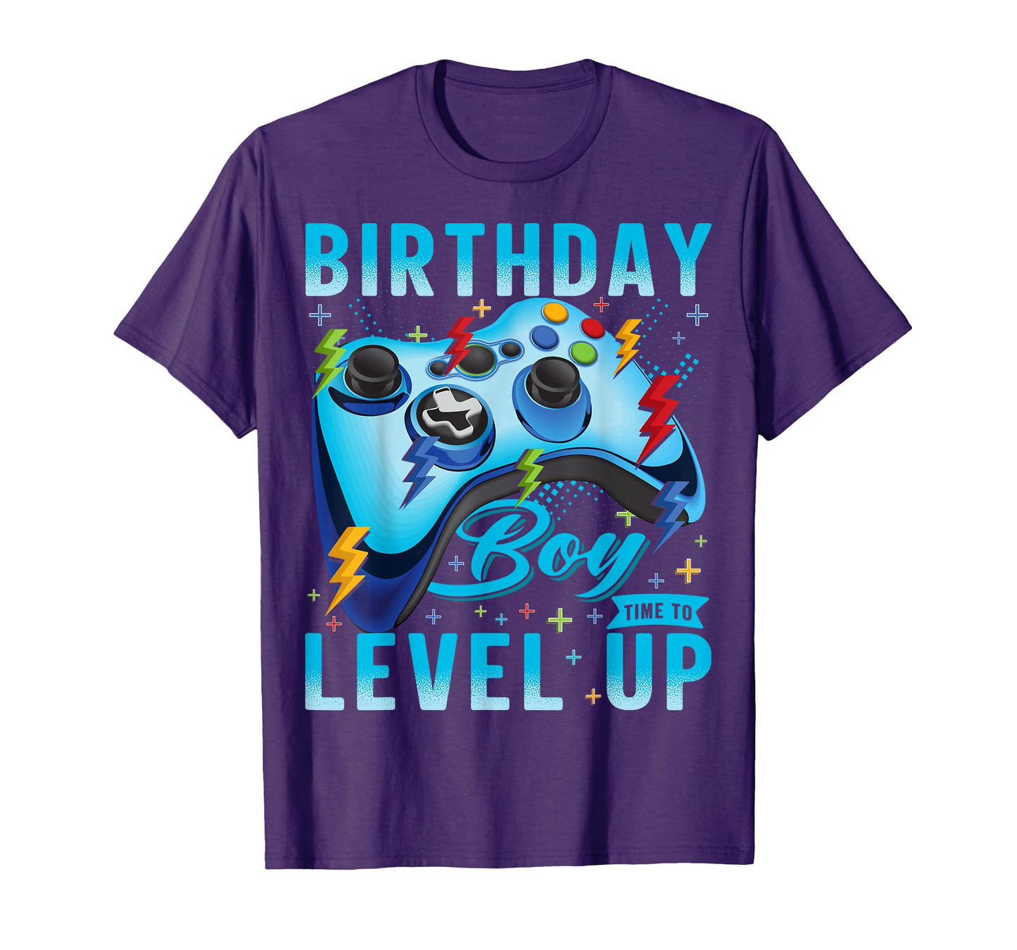 Birthday Boy Time to Level Up Video Game Birthday Gamer Boys T-Shirt