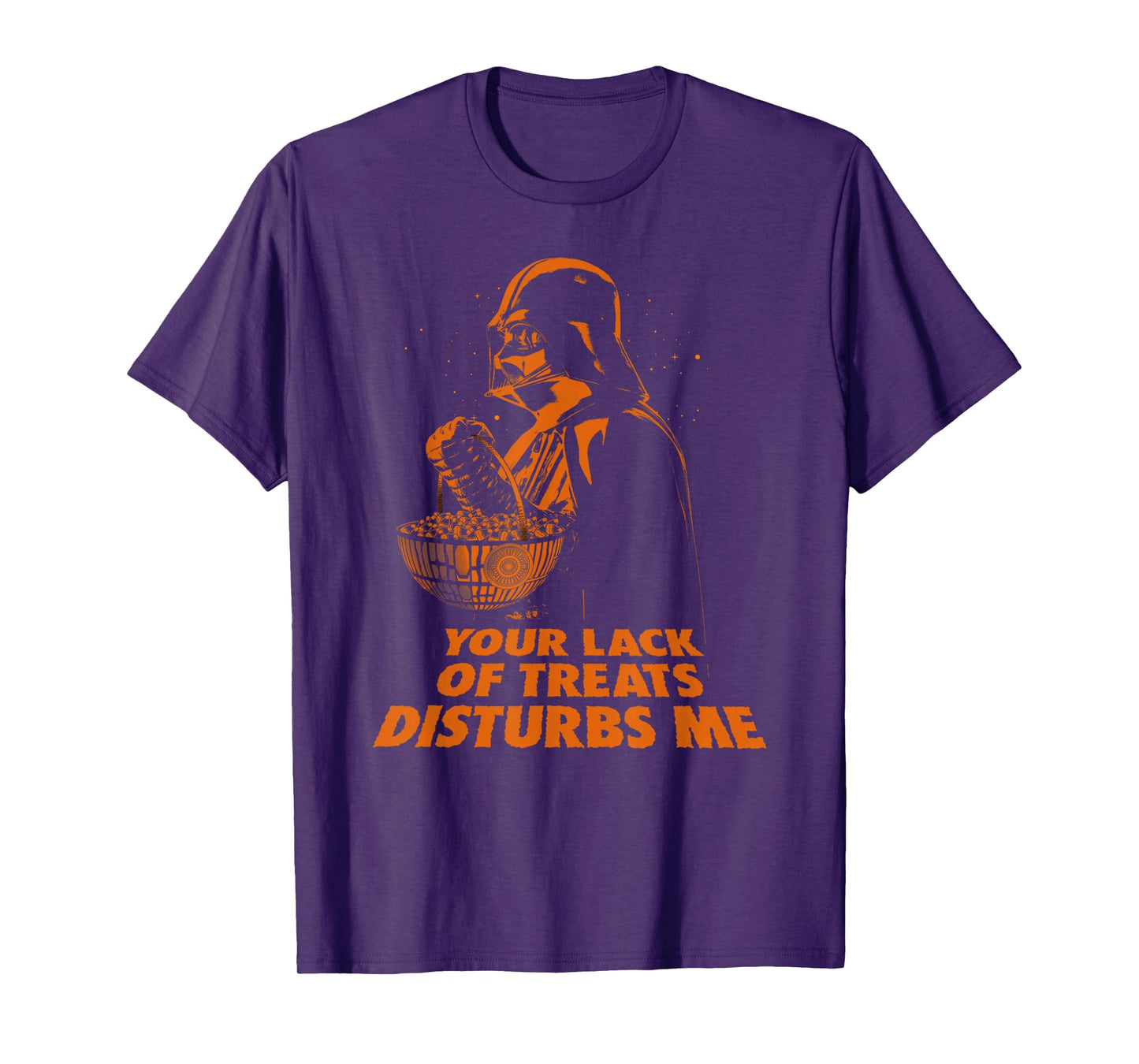 Star Wars Halloween Darth Vader Your Lack Of Treats Disturbs T-Shirt