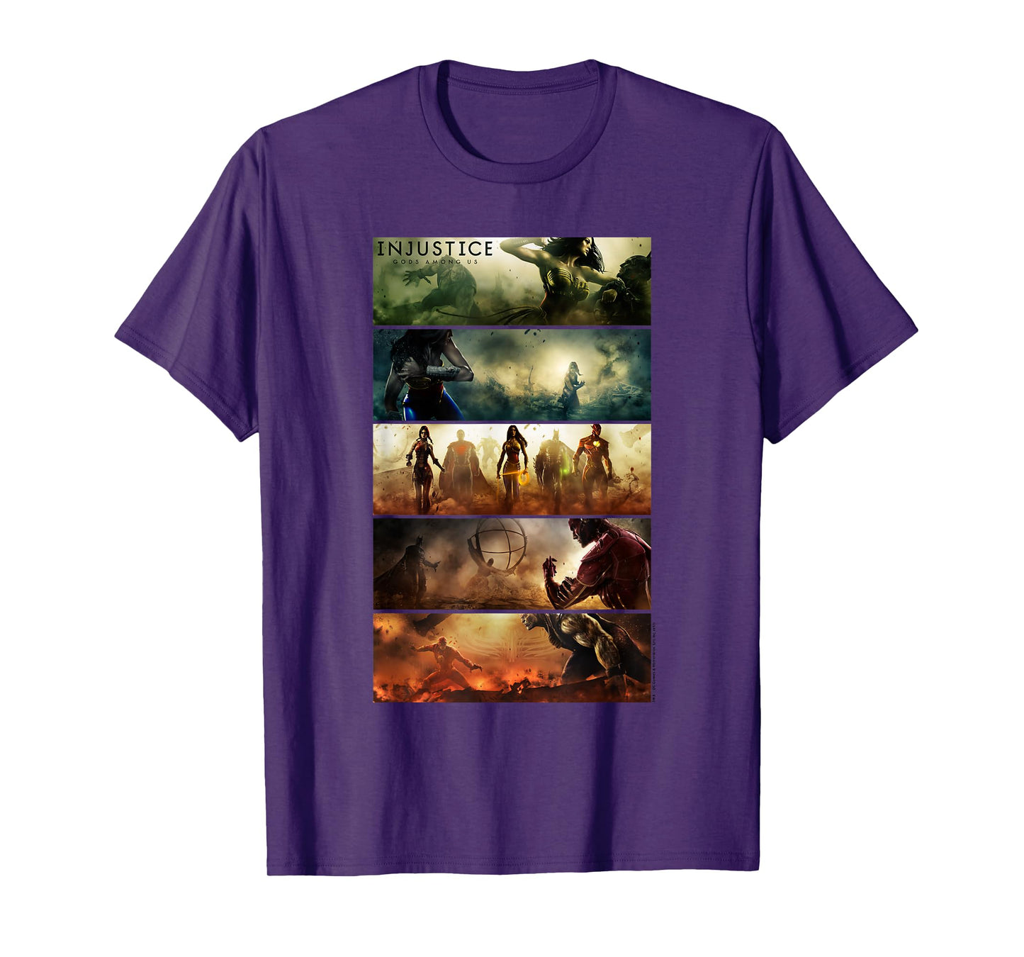 Injustice: Gods Among Us Panels T-Shirt