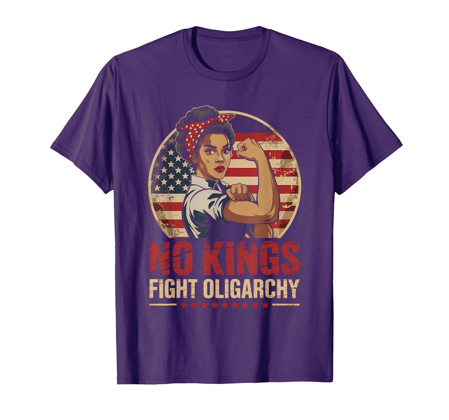 No Kings T Shirt Fight Oligarchy No Kings In America Women T-Shirt