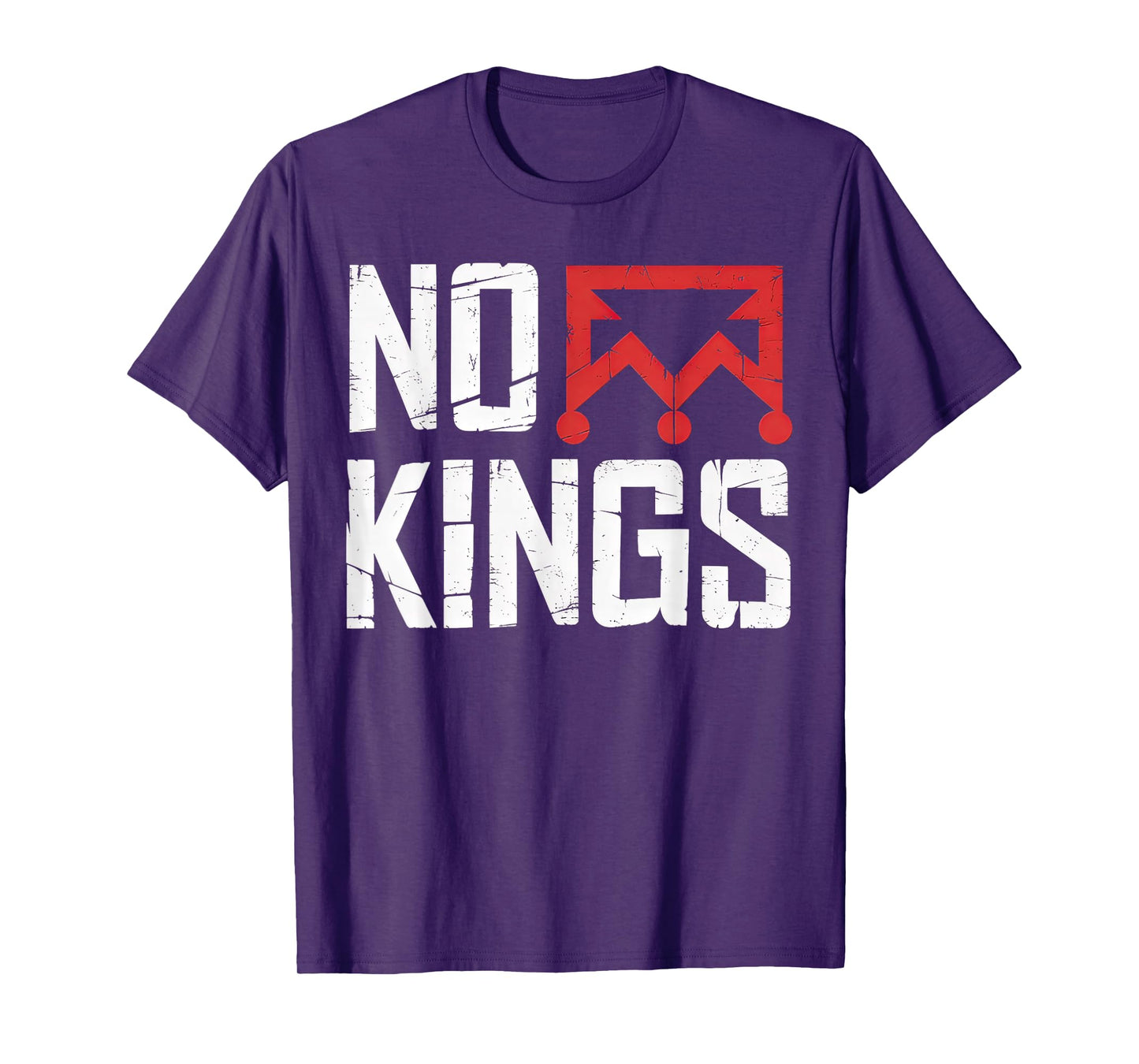 No Kings Protest Sign T-Shirt