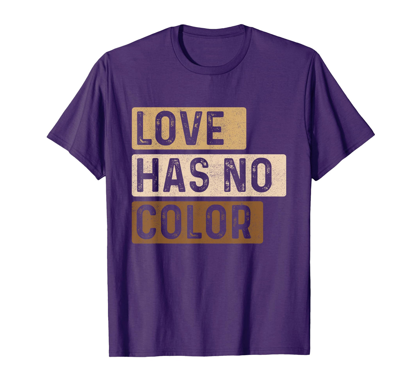 Love Has No Color - MLK Day Black History African Roots T-Shirt
