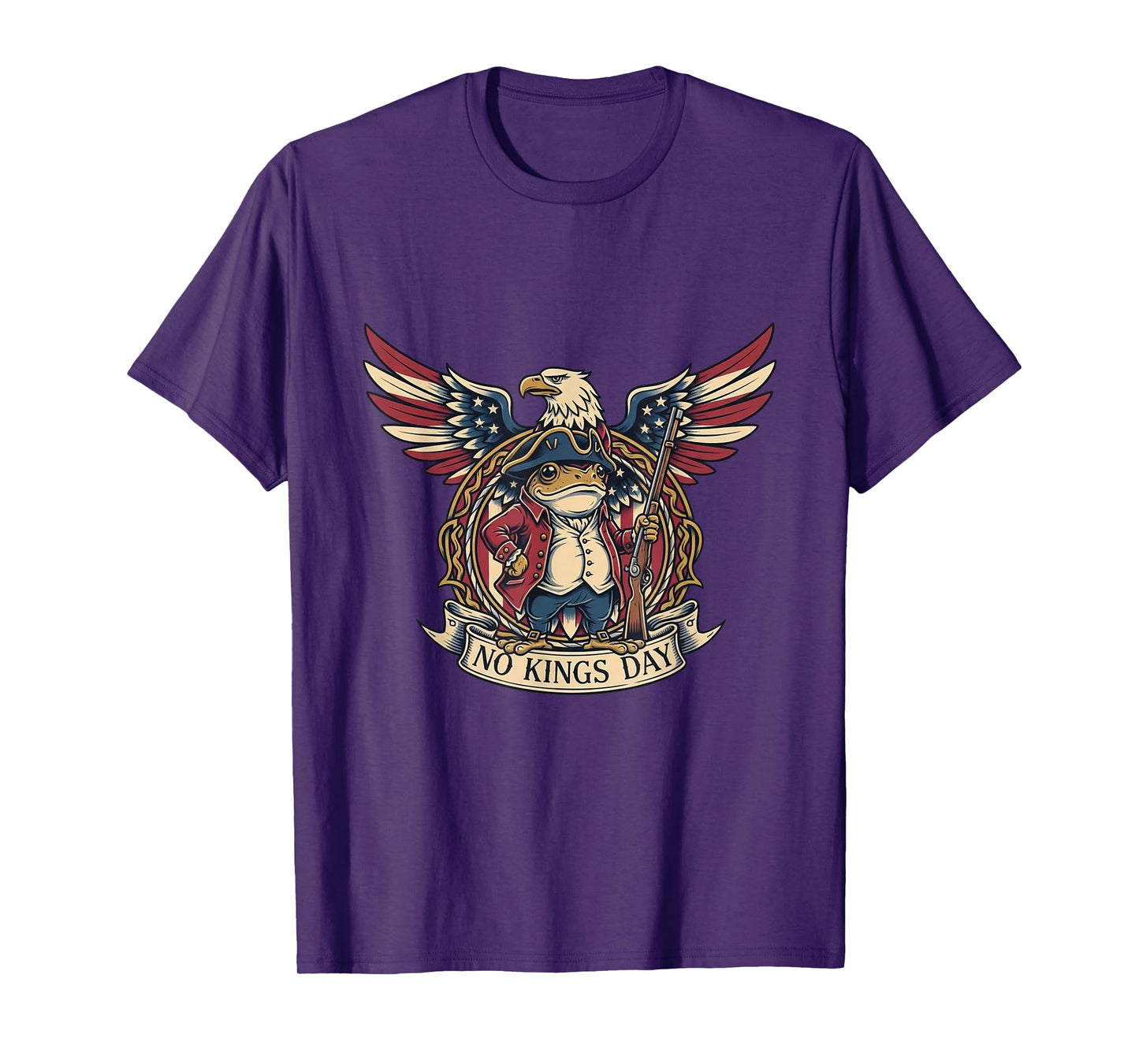 No Kings Day Portland Shirt Frog Protest T-Shirt