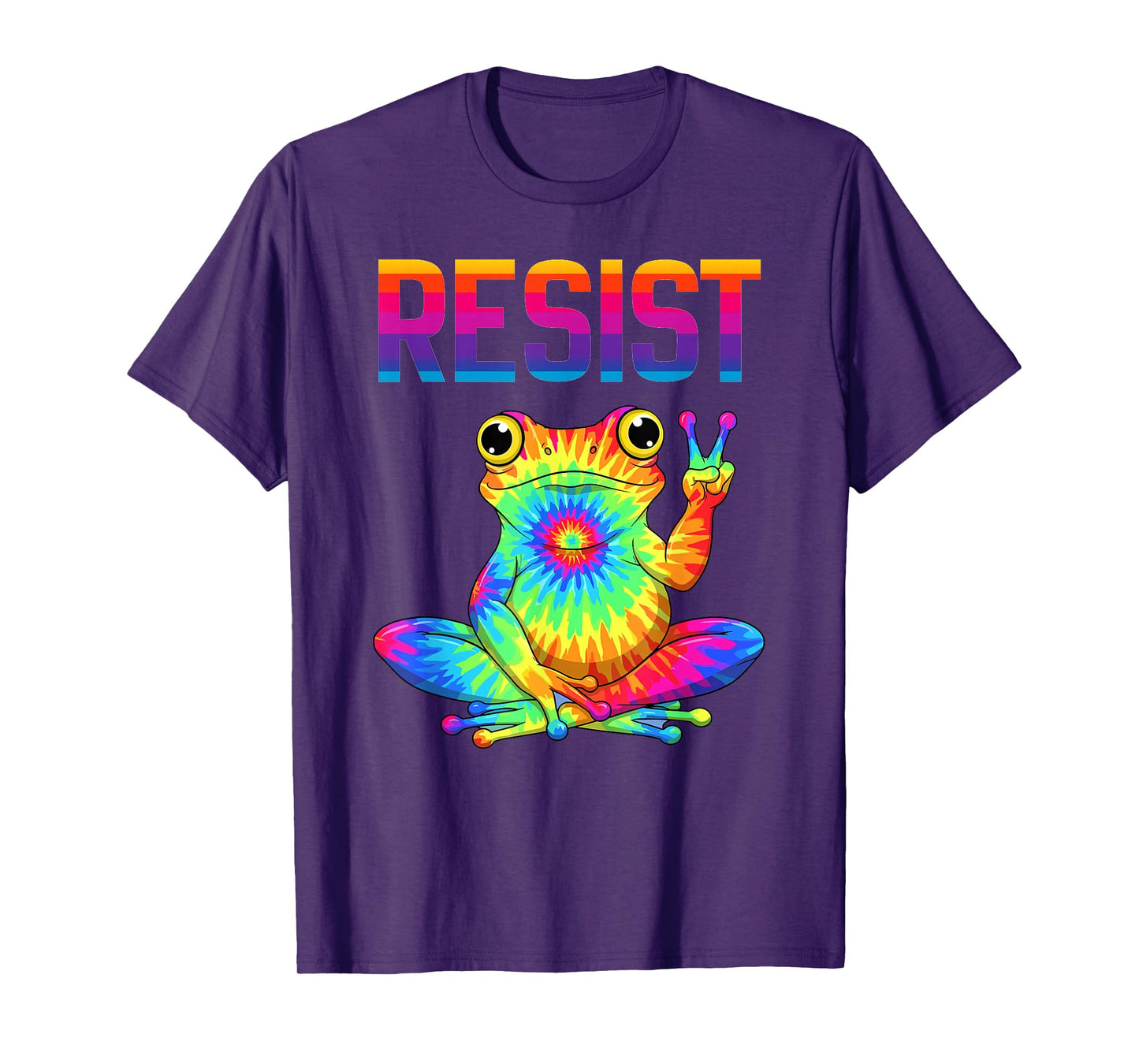 Portland Frog Protest Funny Colorful Frog No Kings T-Shirt