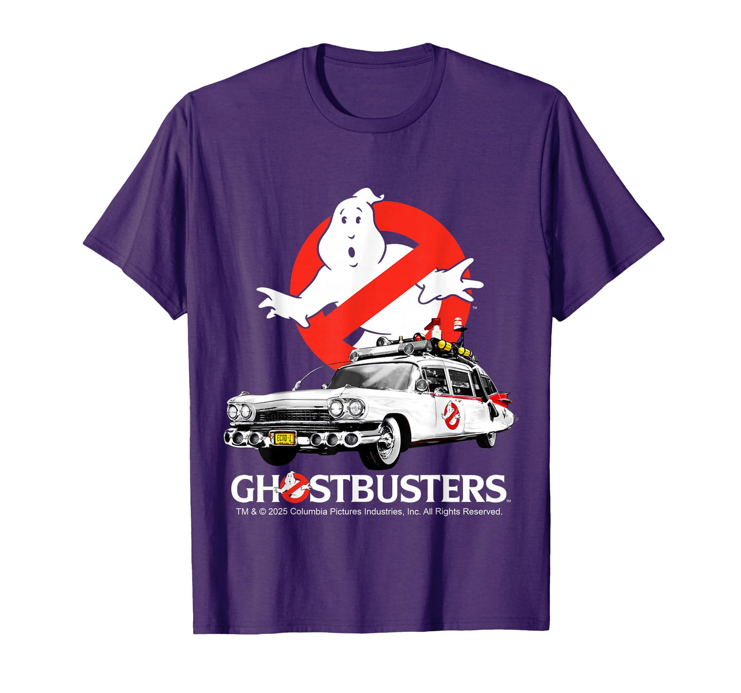 Ghostbusters Halloween Design Ecto 1 T-Shirt
