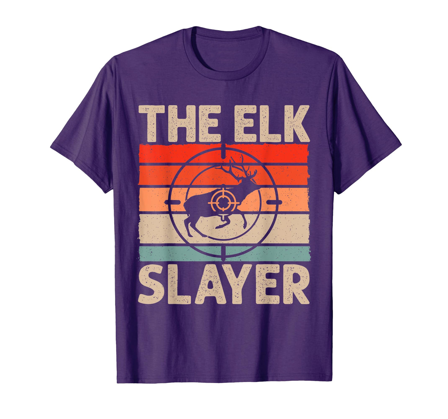 Elk Hunter Retro Vintage The Elk Slayer Elk Hunting T-Shirt