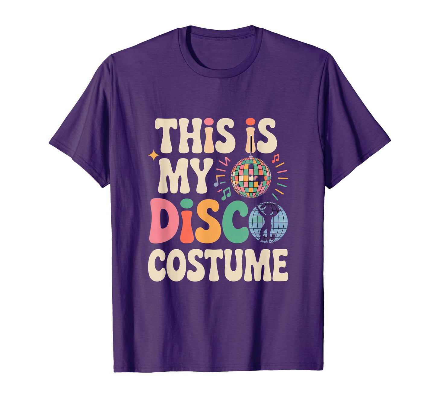 This Is My Disco Costume Retro Funny 70s Party Disco Gifts T-Shirt