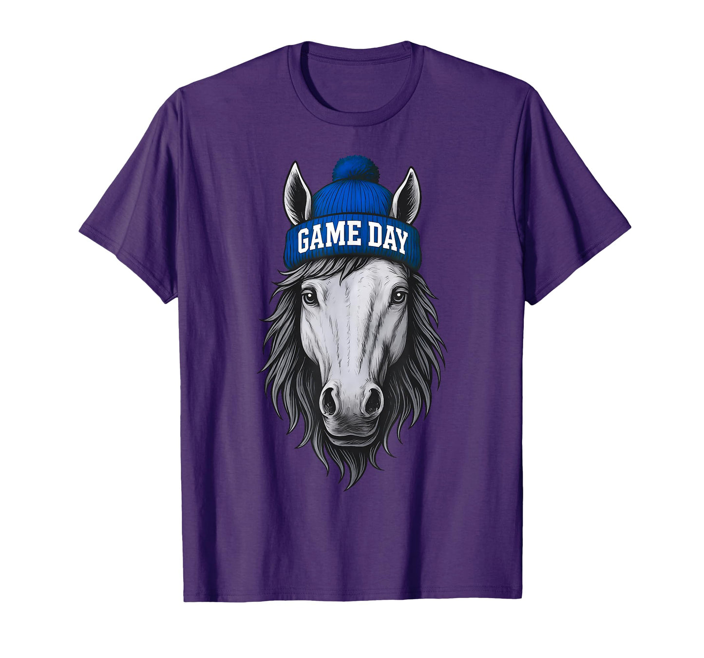Football Game Day Touchdown Cool Horse T-Shirt