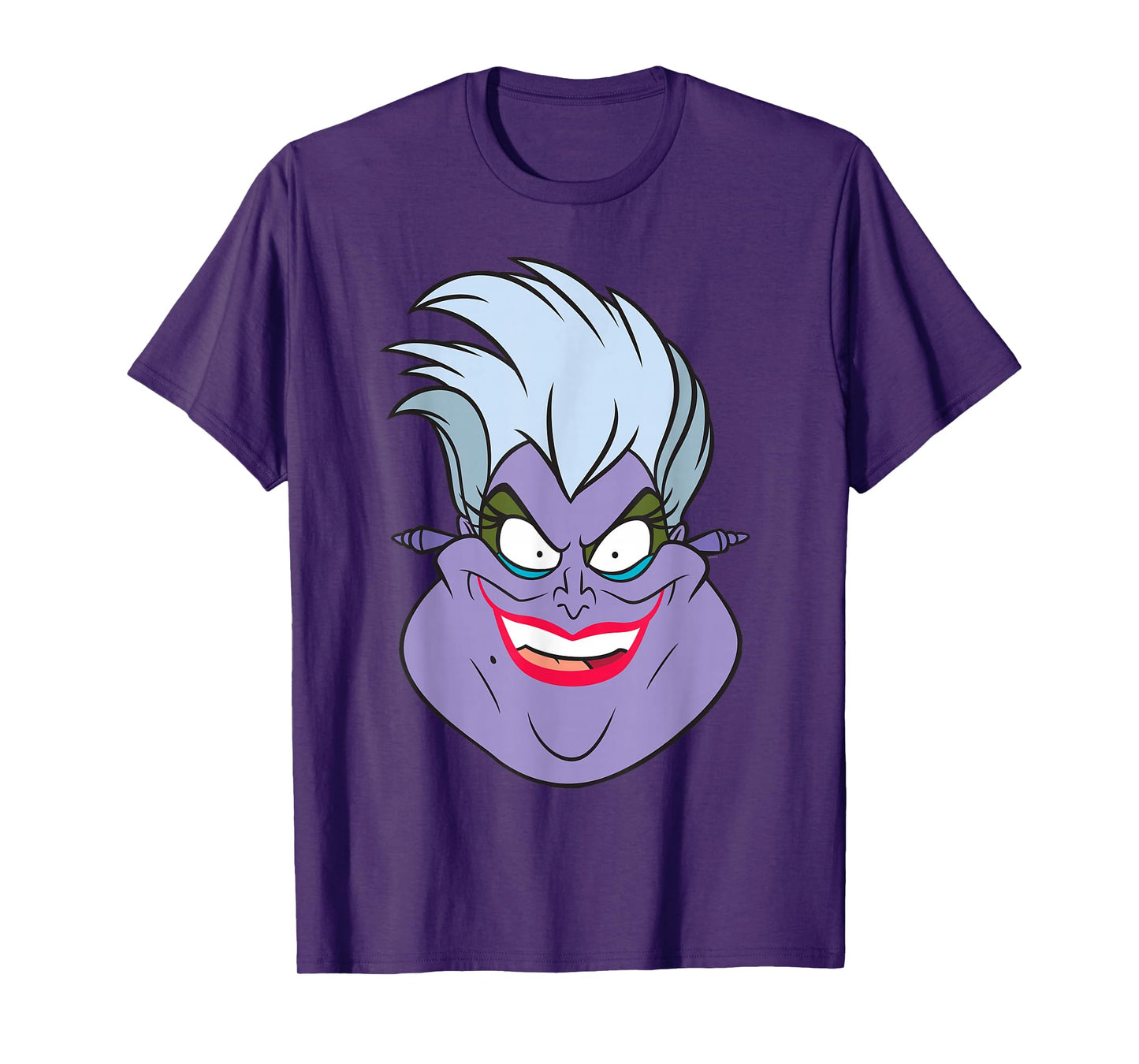 Disney Villains Ursula The Little Mermaid Big Face Costume T-Shirt