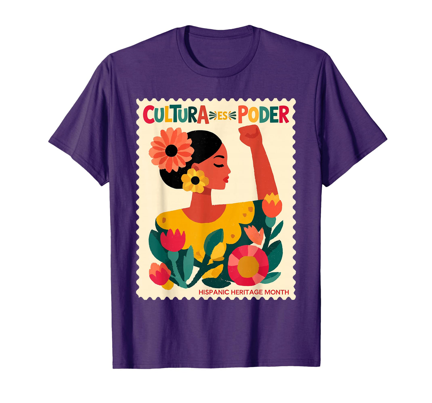 Cultura ES Poder Hispanic Heritage Latina Empowerment T-Shirt