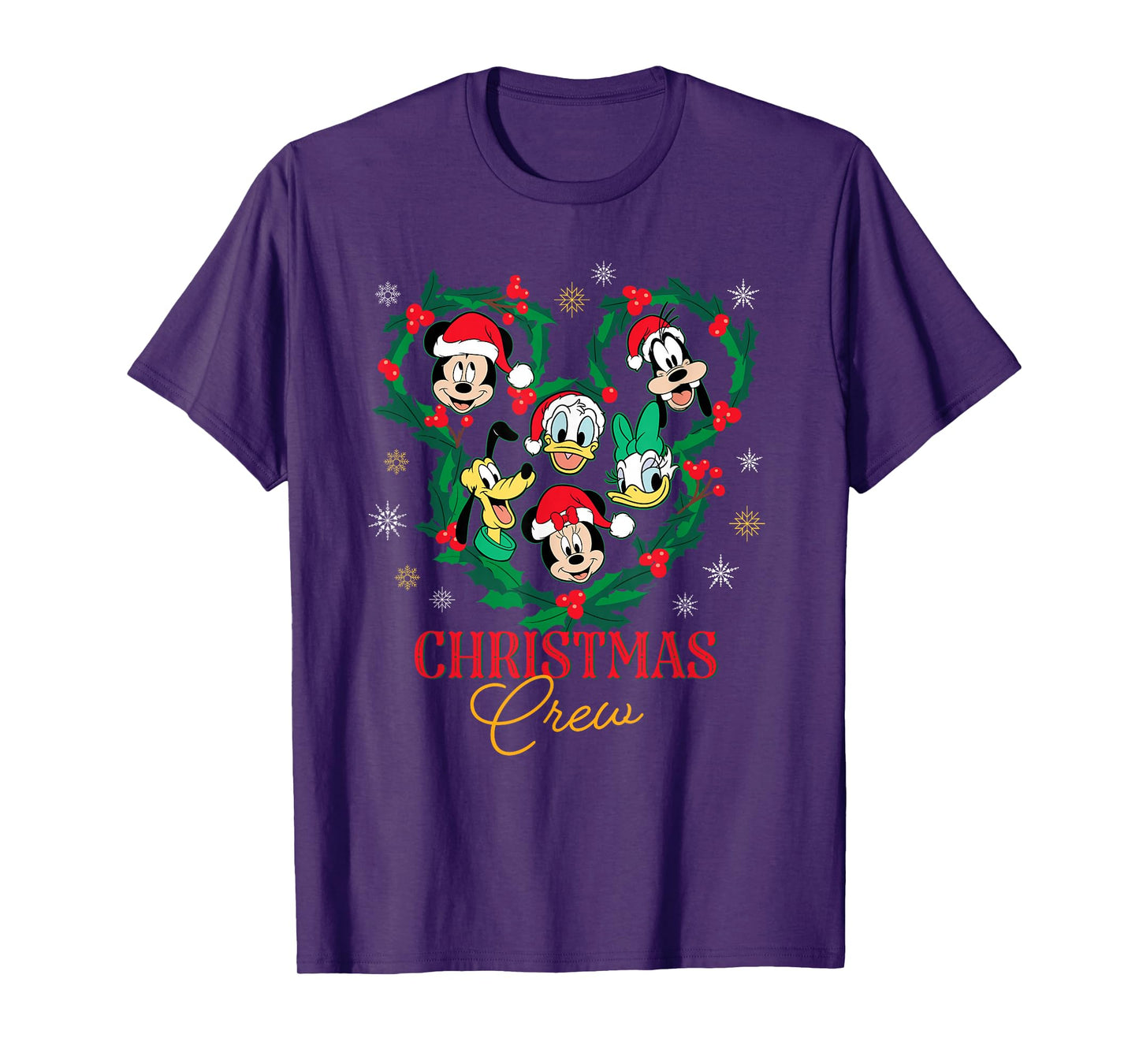Disney Mickey & Friends Christmas Crew Family Holiday Trip T-Shirt