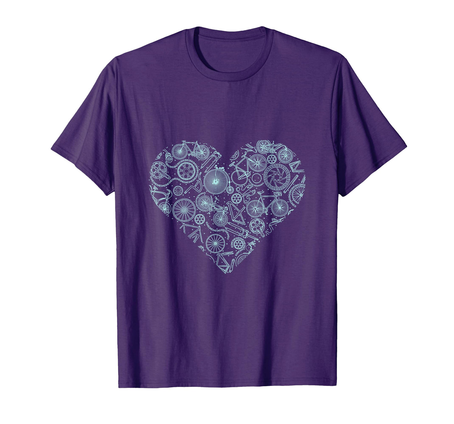 Cycling Lover Cyclist Valentines Day Gift MTB Bicycle T-Shirt
