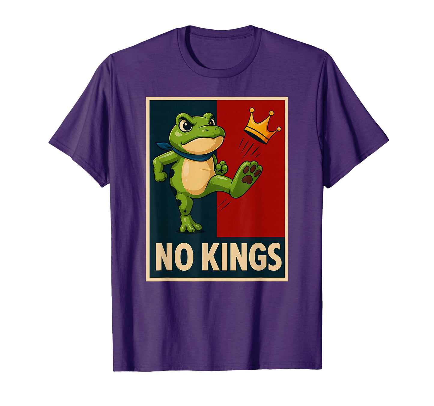No Kings Shirt Men Women Portland Frog Protest T-Shirt