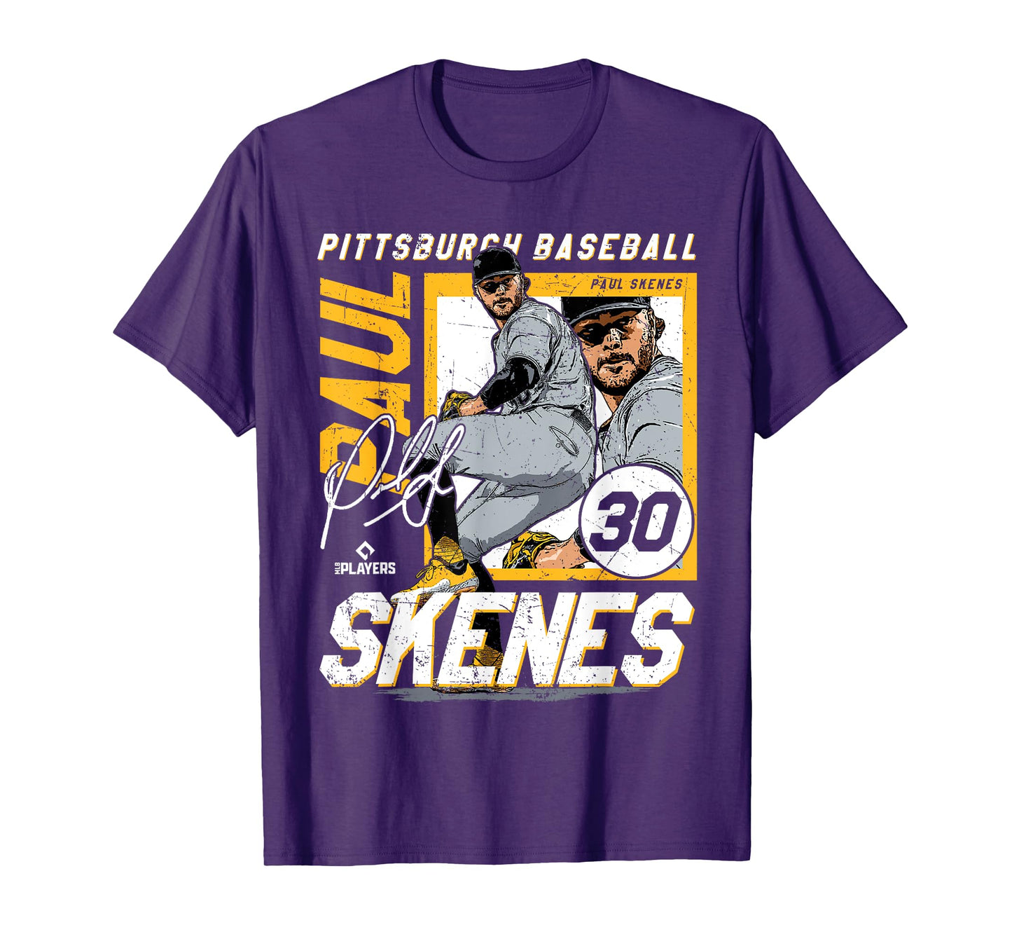 Paul Skenes | Pittsburgh MLB Baseball Players| MLBPSK204M T-Shirt