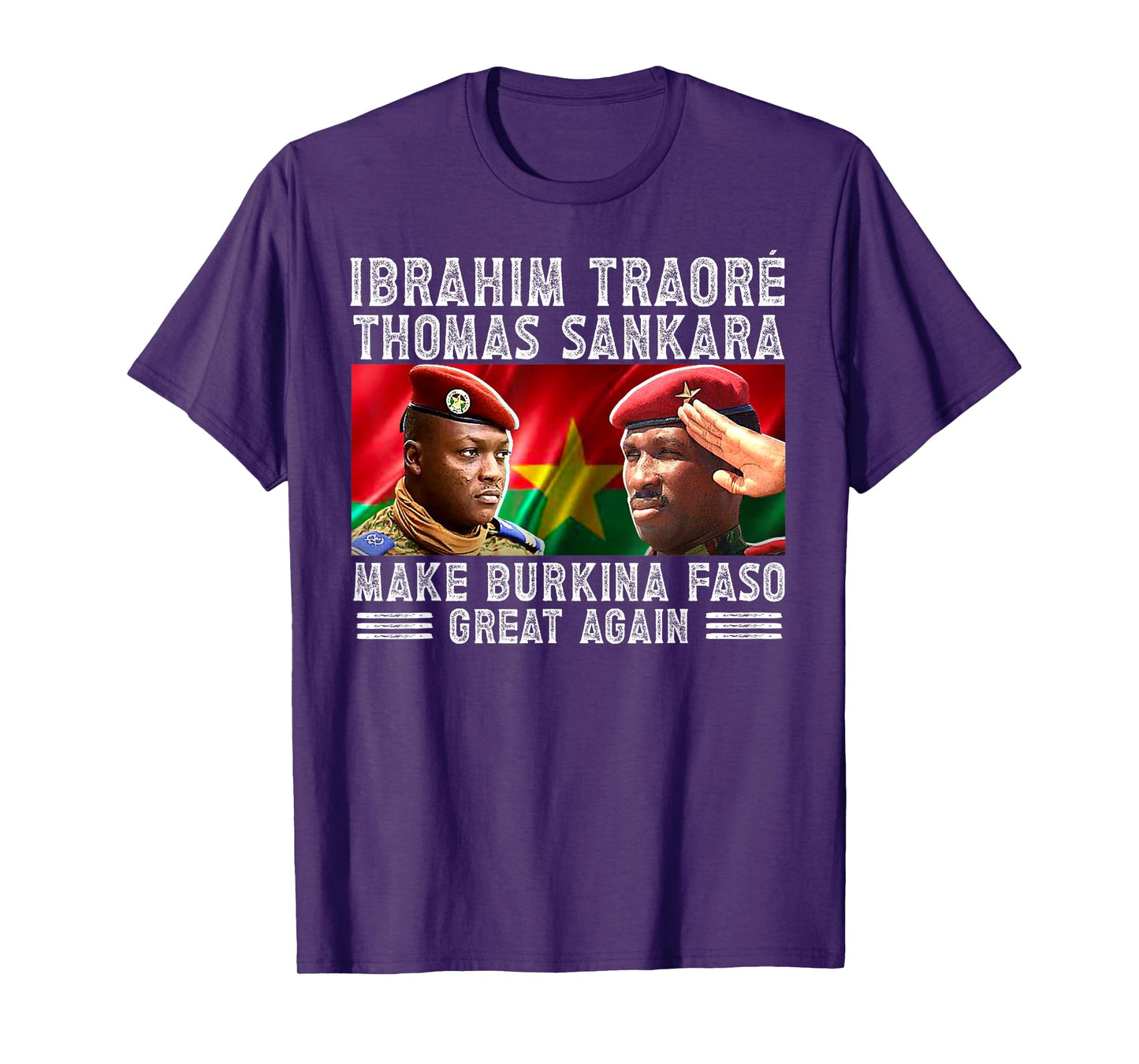 Ibrahim Traore Thomas Sankara Make Burkina Faso Great T-Shirt
