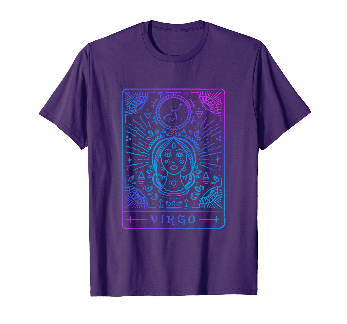 Virgo Hand-Drawn Horoscope Art / Astrology & Zodiac Sign T-Shirt