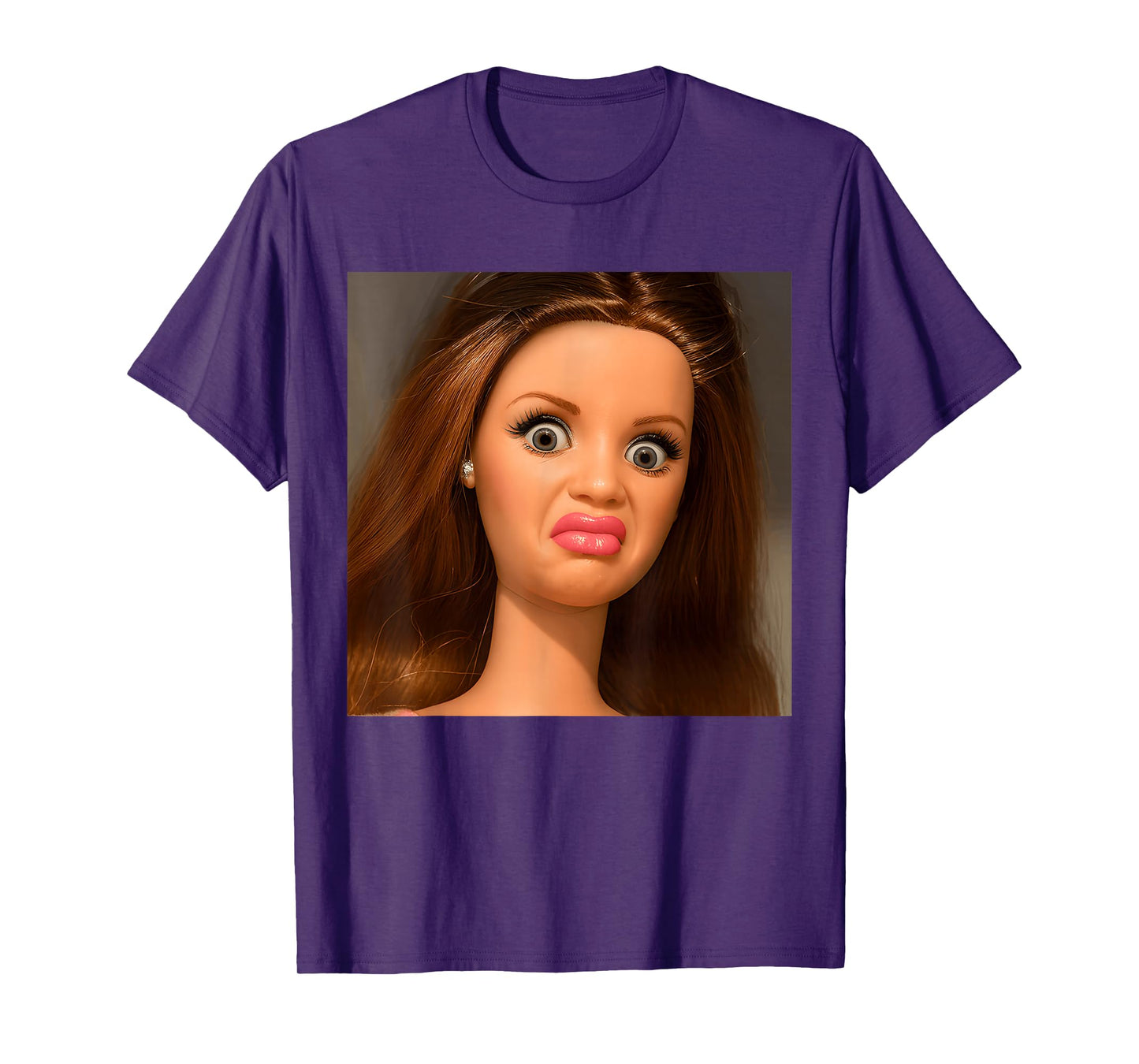 Funny Doll Face Meme Disgusting T-Shirt