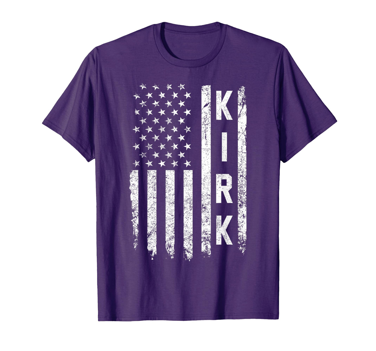 Retro Vintage Kirk US Flag T-Shirt