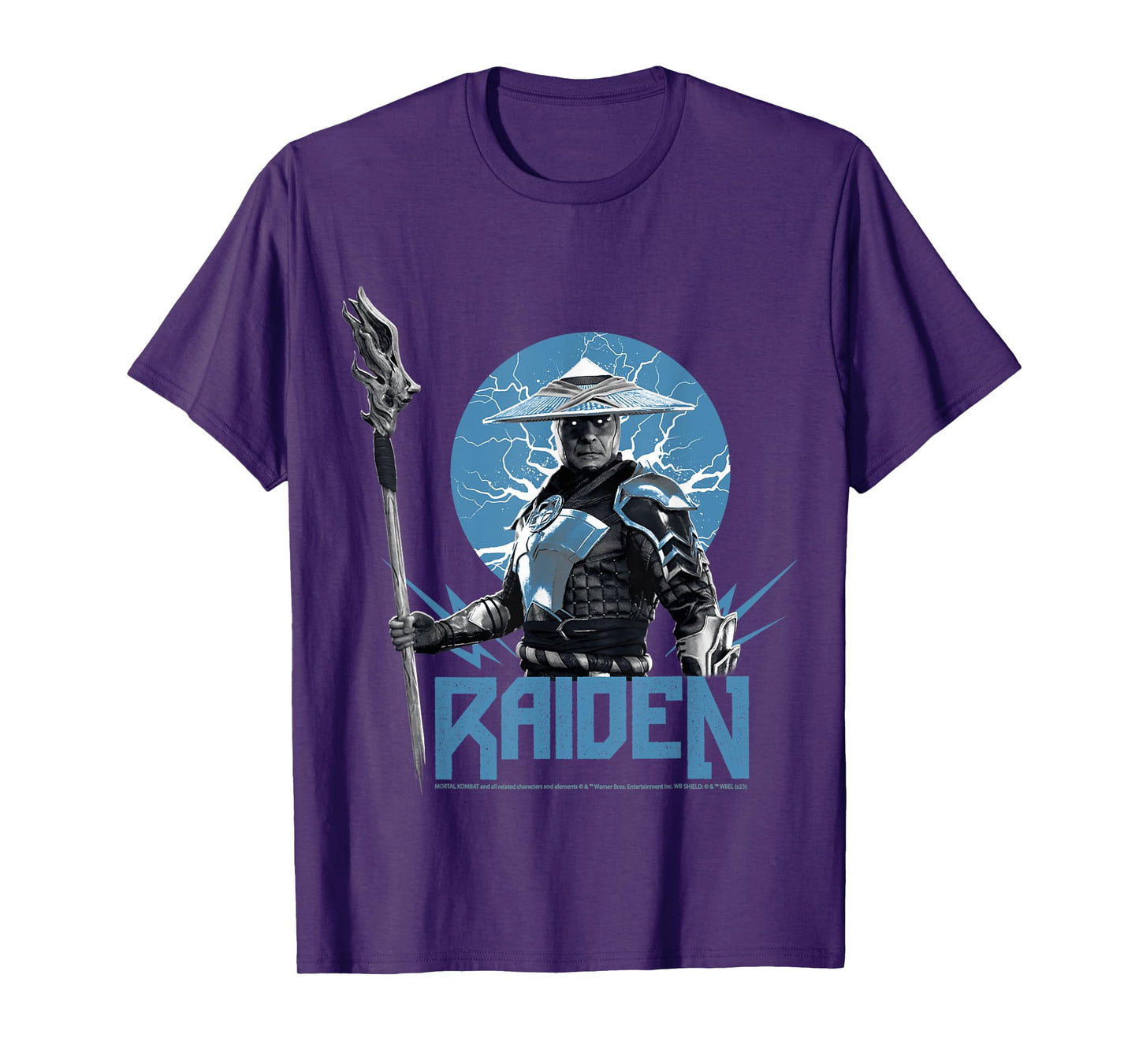 Raiden Mortal Combat Merch Lightning T-Shirt