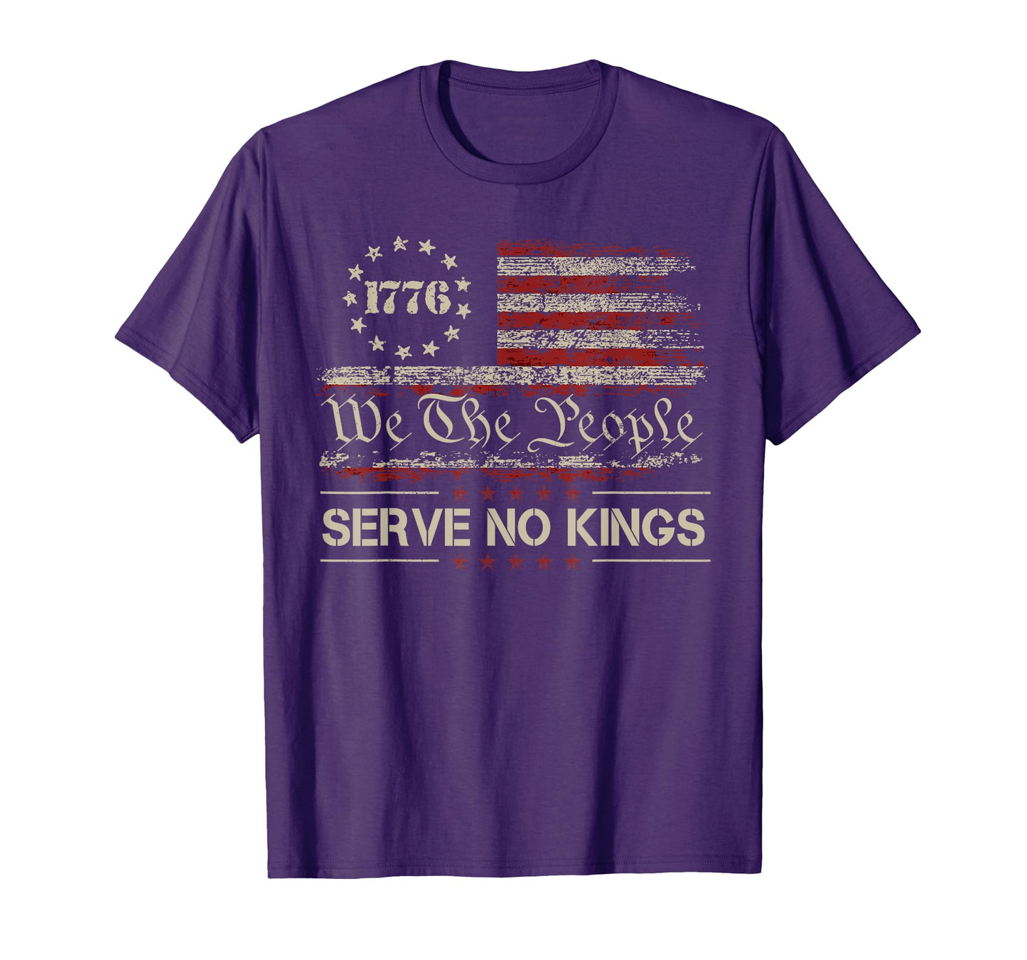 We The People Serve No Kings Patriotic Vintage T-Shirt