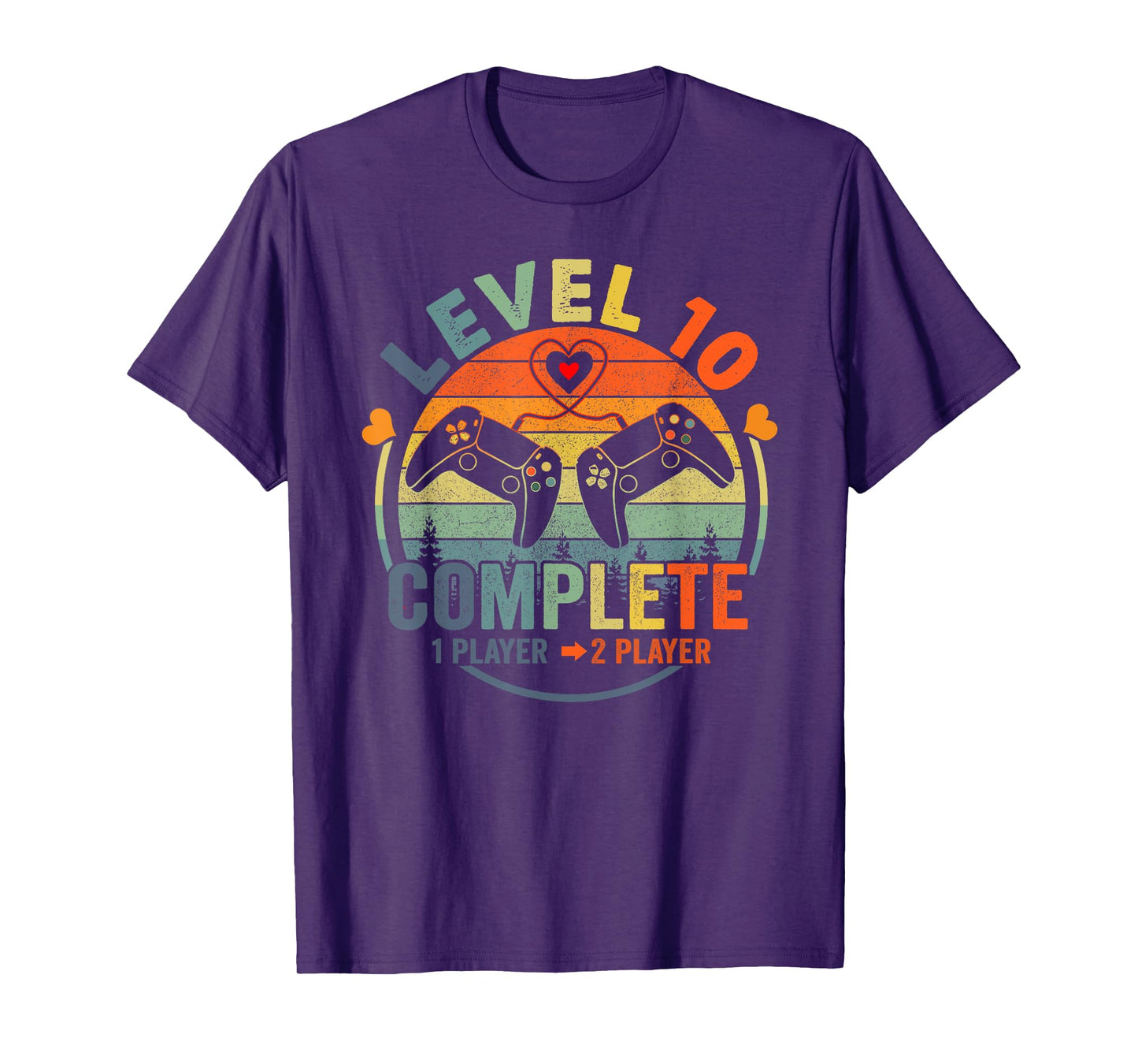 Gamer 10th Wedding Anniversary Level 10 Complete Anniversary T-Shirt