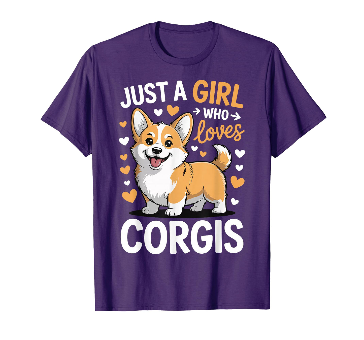 Just A Girl Who Loves Corgis T-Shirt