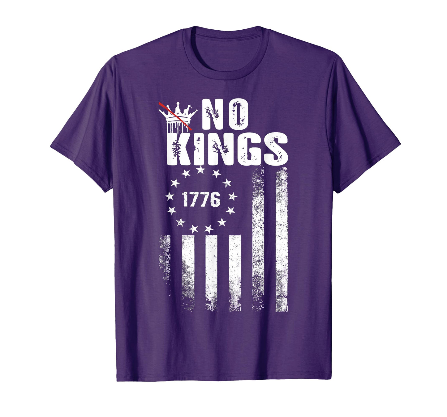 No Kings Patriotic Men Women Liberty T-Shirt
