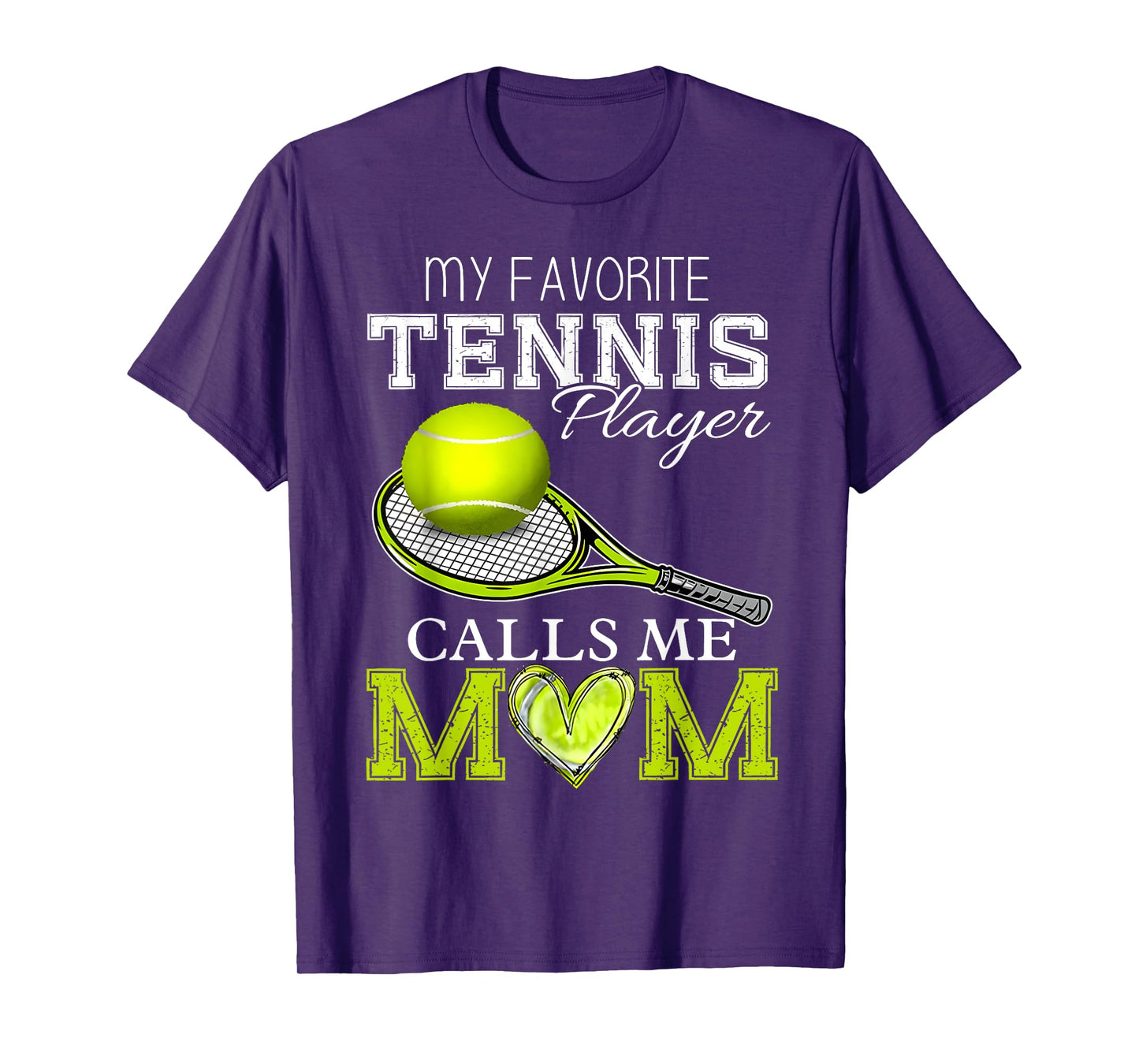 Vintage My Favorite Tennis Player Calls Me Mom Mother's Day T-Shirt