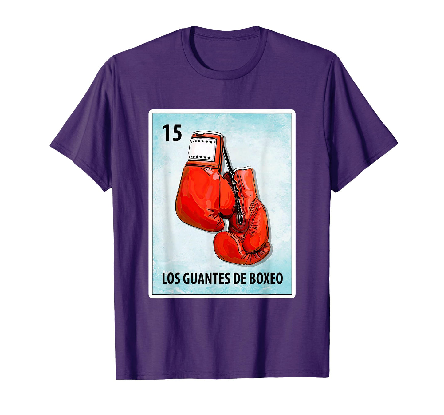Los Guantes De Boxeo Mexican Boxing Gloves Cards T-Shirt
