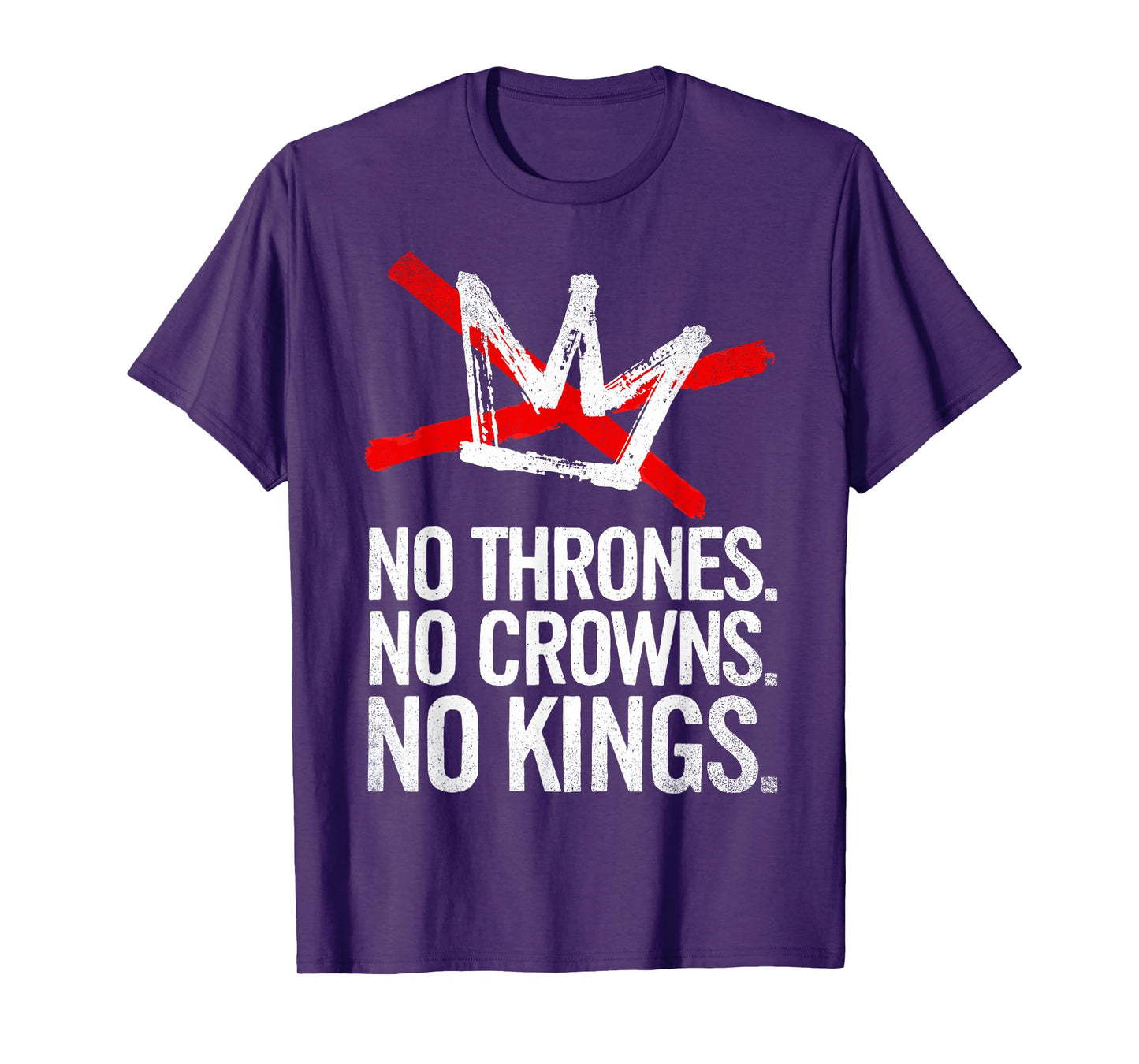 No Thrones No Crowns No Kings in America T-Shirt